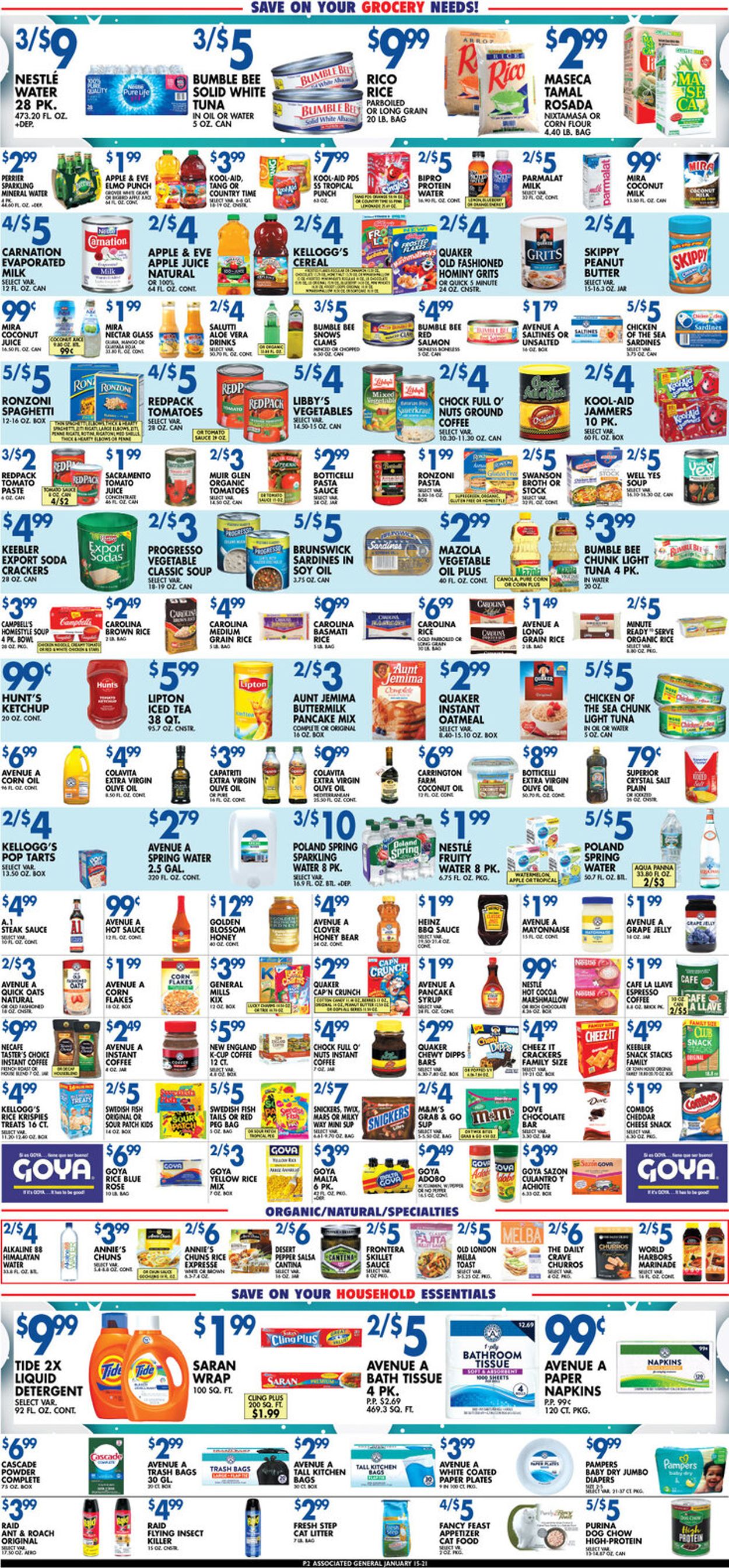 Associated Supermarkets Weekly Ad Circular - valid 01/15-01/21/2021 (Page 2)