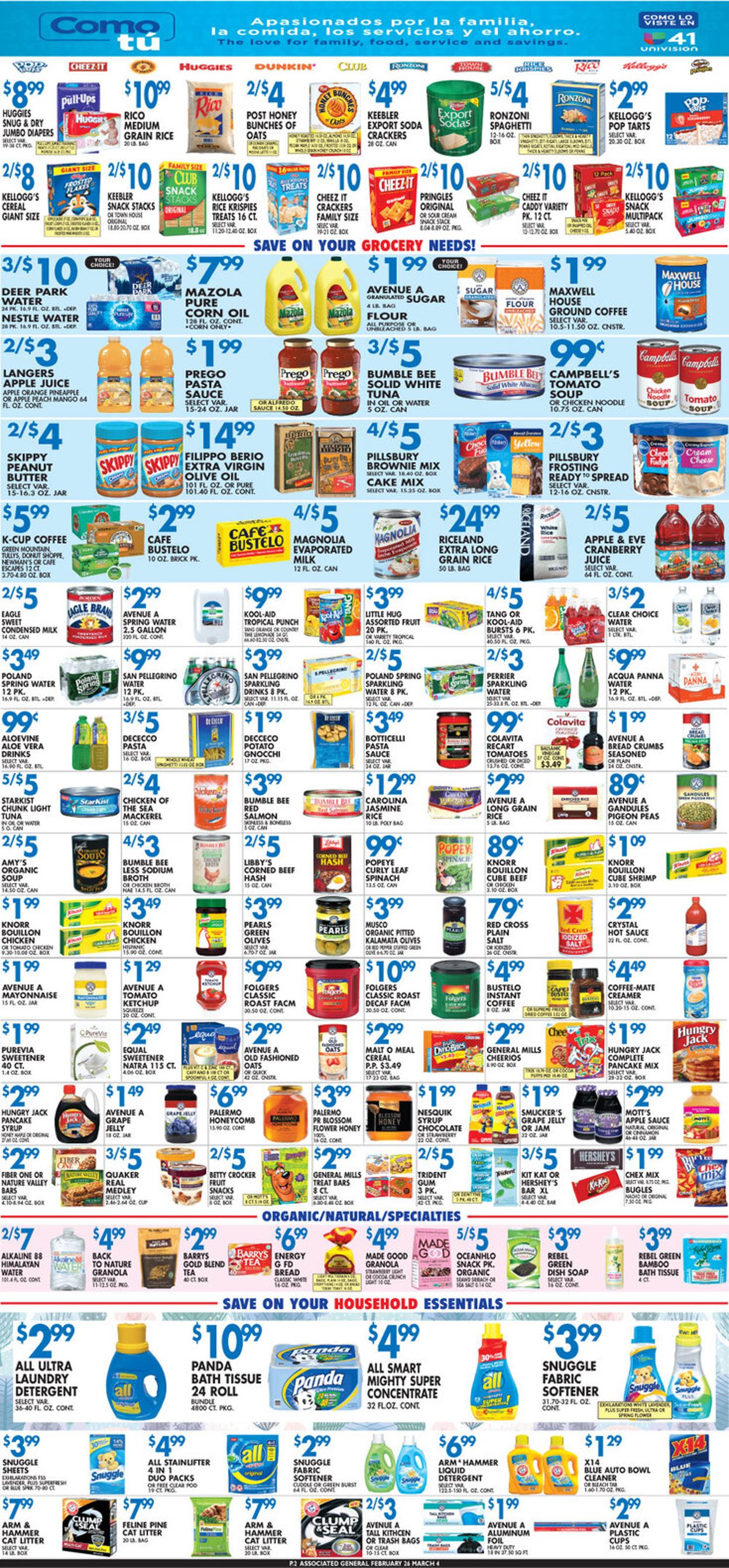 Associated Supermarkets Weekly Ad Circular - valid 02/26-03/04/2021 (Page 2)