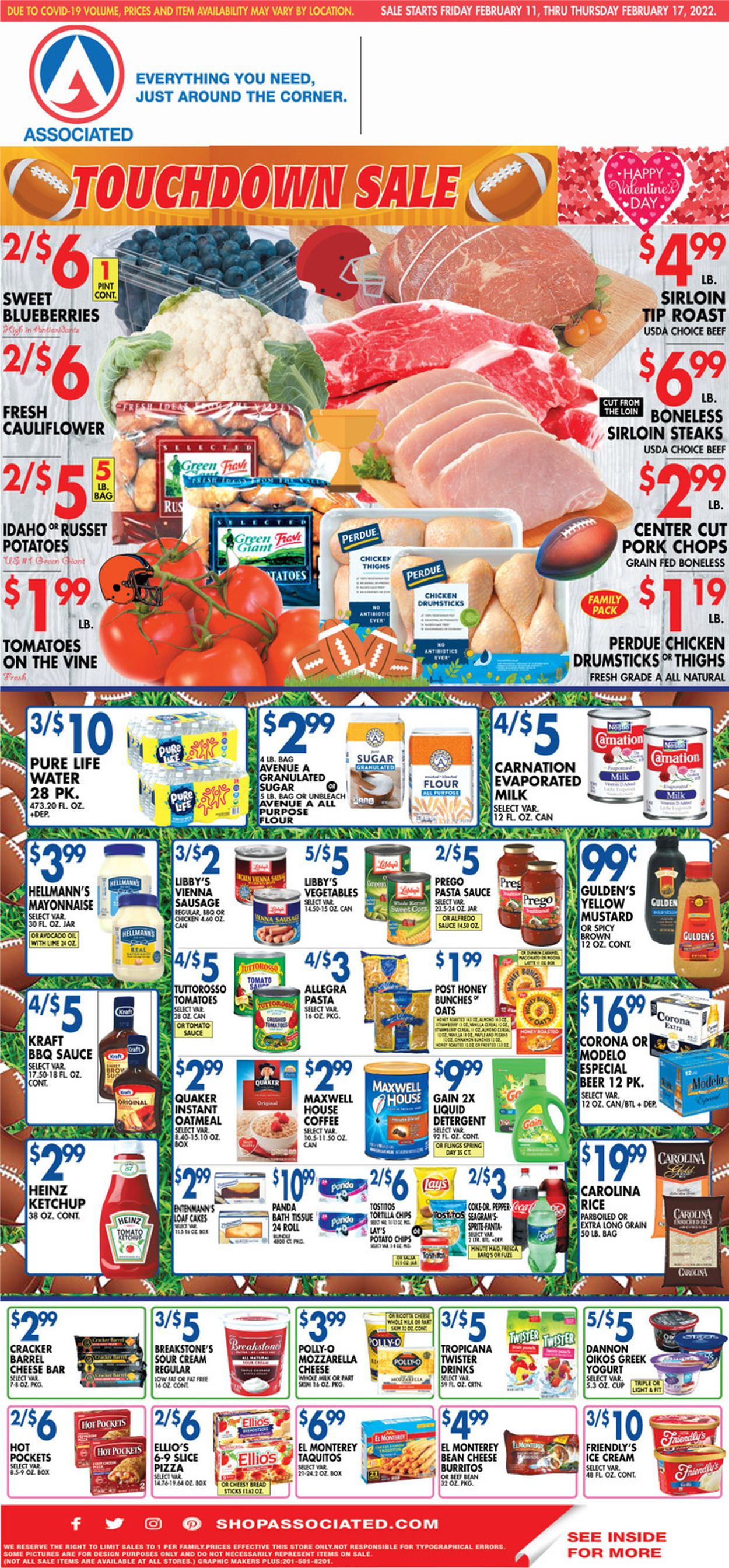 Associated Supermarkets Weekly Ad Circular - valid 02/11-02/17/2022