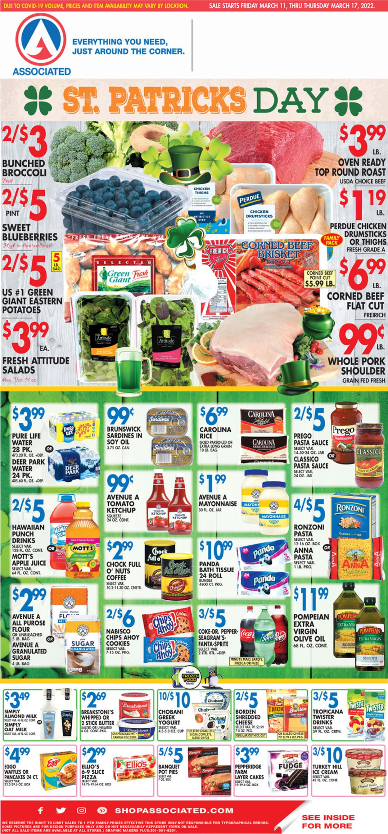 Associated Supermarkets Weekly Ad Circular - valid 03/11-03/17/2022