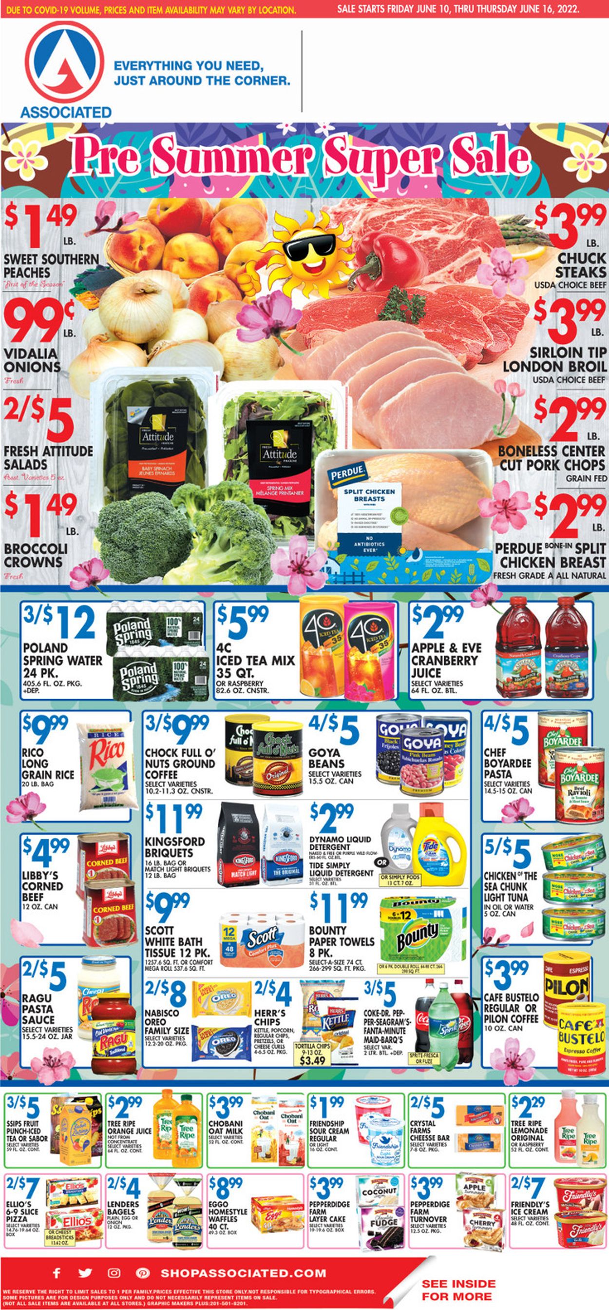 Associated Supermarkets Weekly Ad Circular - valid 06/10-06/16/2022