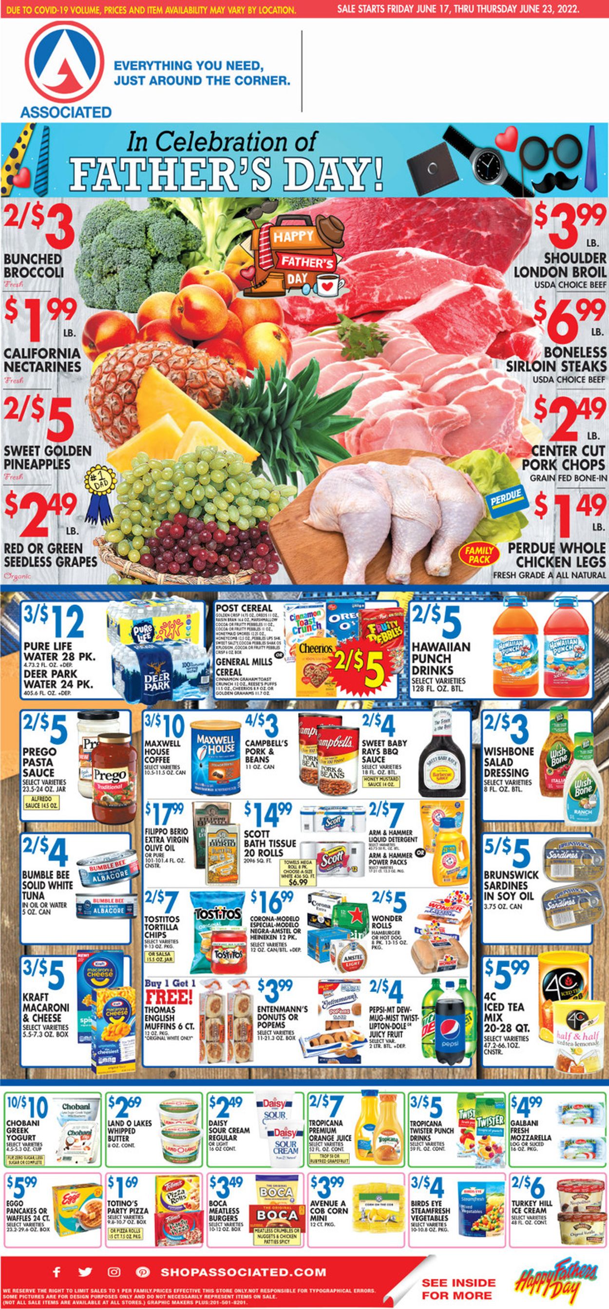 Associated Supermarkets Weekly Ad Circular - valid 06/17-06/23/2022