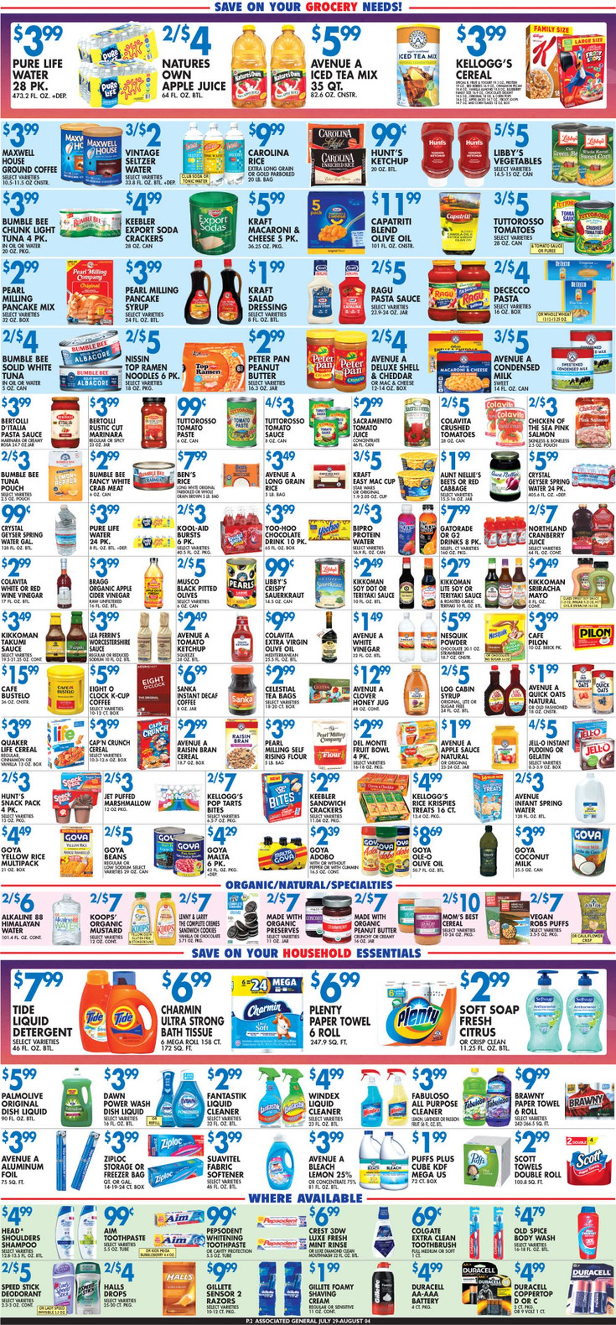 Associated Supermarkets Weekly Ad Circular - valid 07/29-08/04/2022 (Page 2)