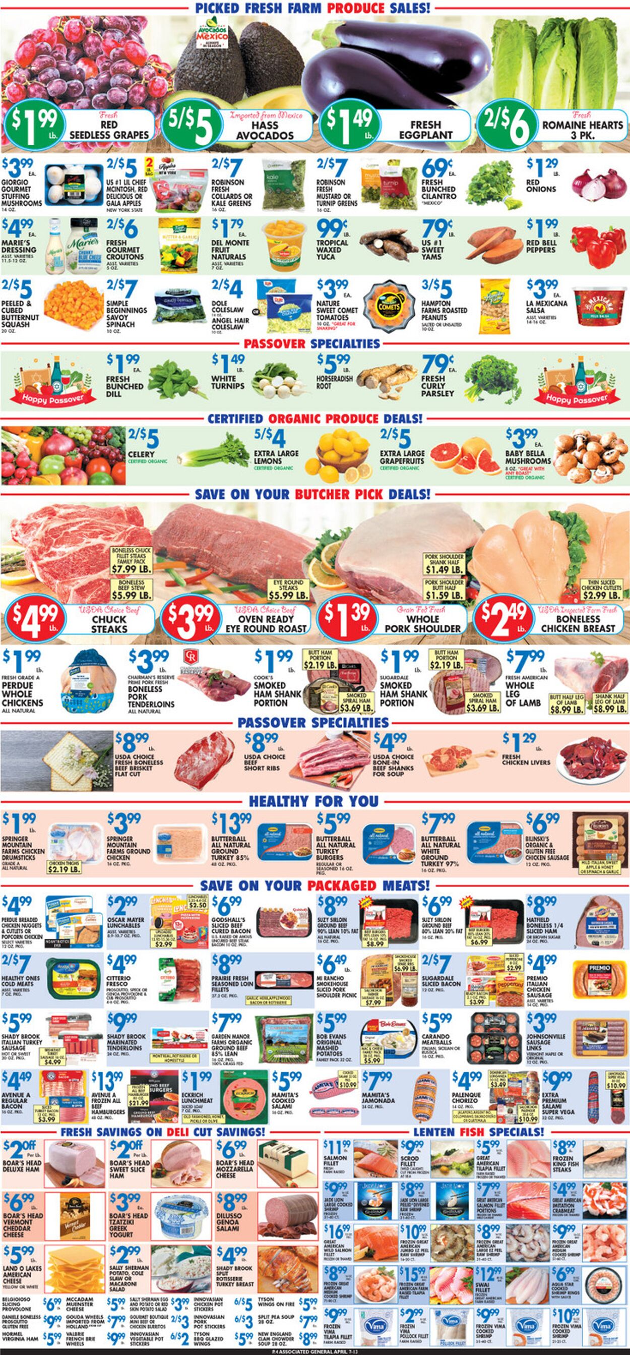 Associated Supermarkets Weekly Ad Circular - valid 04/07-04/14/2023 (Page 4)