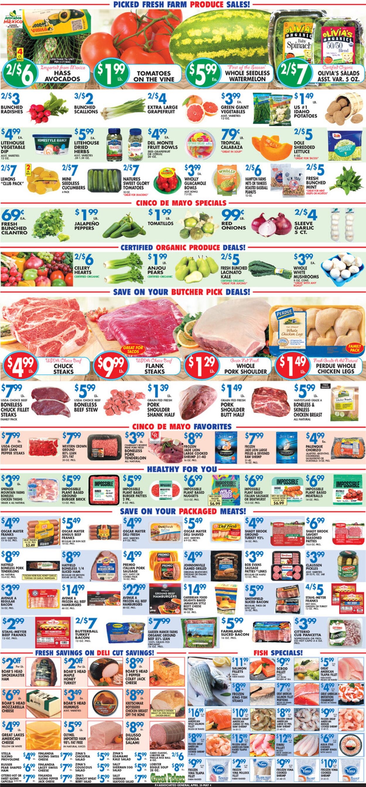 Associated Supermarkets Weekly Ad Circular - valid 04/28-05/05/2023 (Page 4)