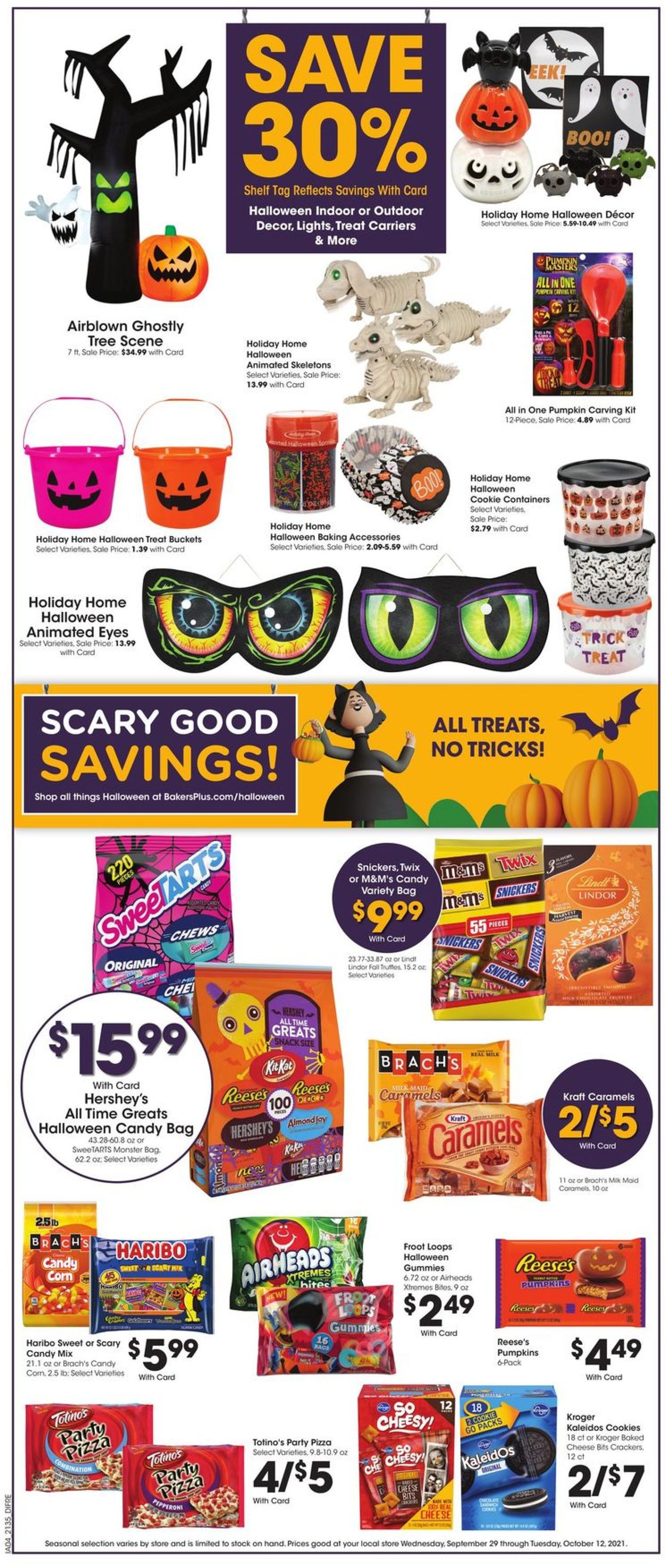 Baker's Halloween 2021 Weekly Ad Circular - valid 10/06-10/12/2021 (Page 13)