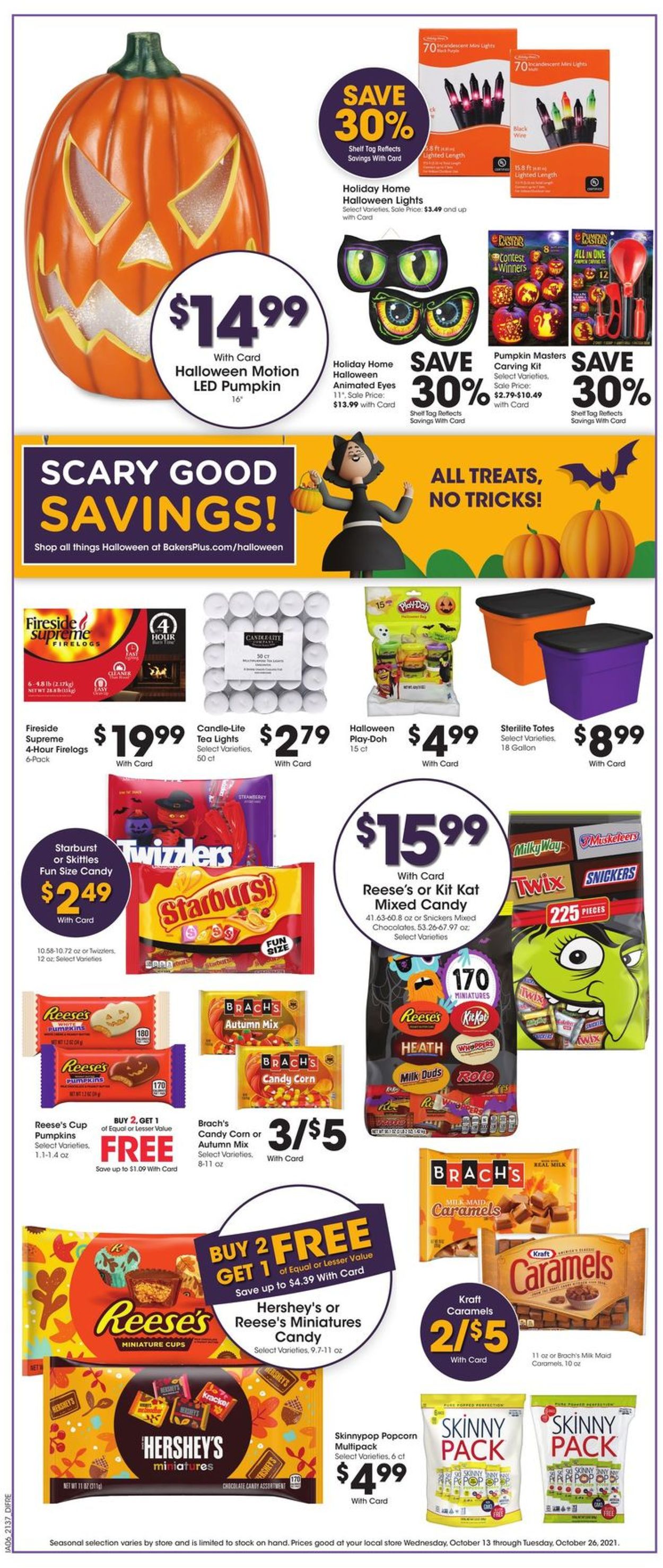 Baker's Halloween 2021 Weekly Ad Circular - valid 10/13-10/19/2021 (Page 15)
