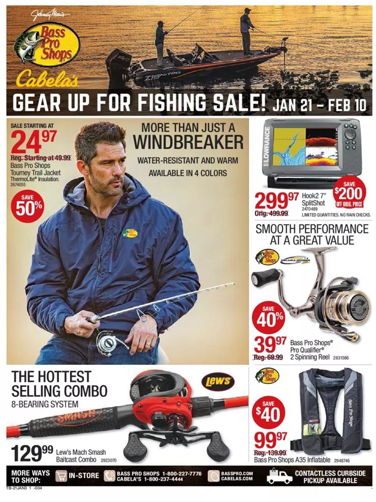 Bass Pro Gear Up For Fishing Sale 2021 Weekly Ad Circular - valid 01/21-02/10/2021