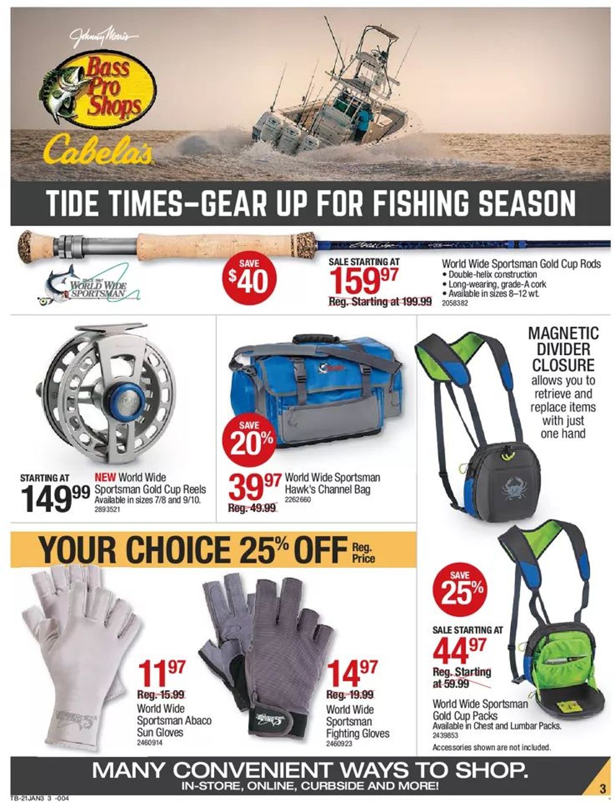 Bass Pro Gear Up For Fishing Sale 2021 Weekly Ad Circular - valid 01/21-02/10/2021 (Page 3)