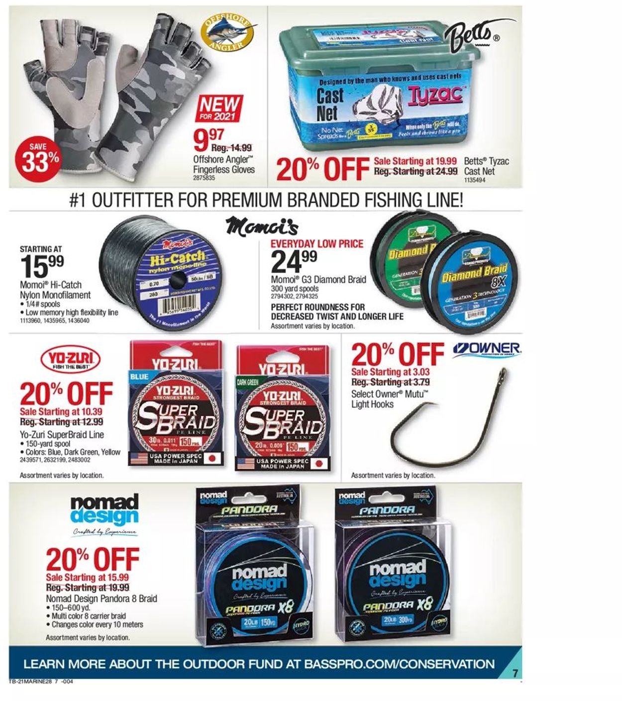 Bass Pro Get Out on the Water 2021 Weekly Ad Circular - valid 02/11-02/24/2021 (Page 7)