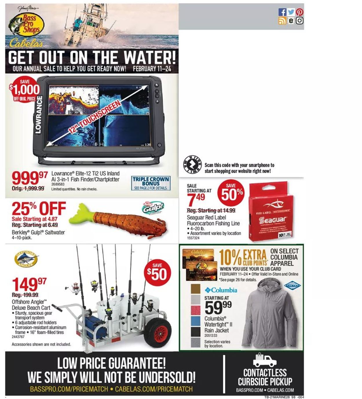 Bass Pro Get Out on the Water 2021 Weekly Ad Circular - valid 02/11-02/24/2021 (Page 28)