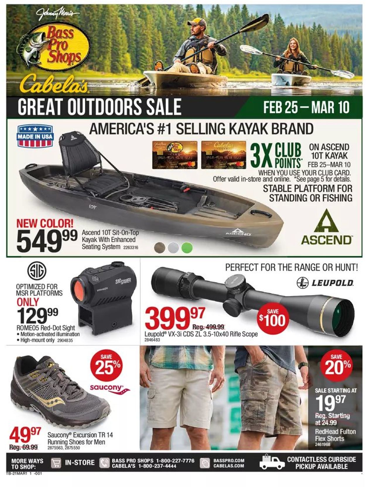 Bass Pro Great Outdoors Sale 2021 Weekly Ad Circular - valid 02/25-03/10/2021