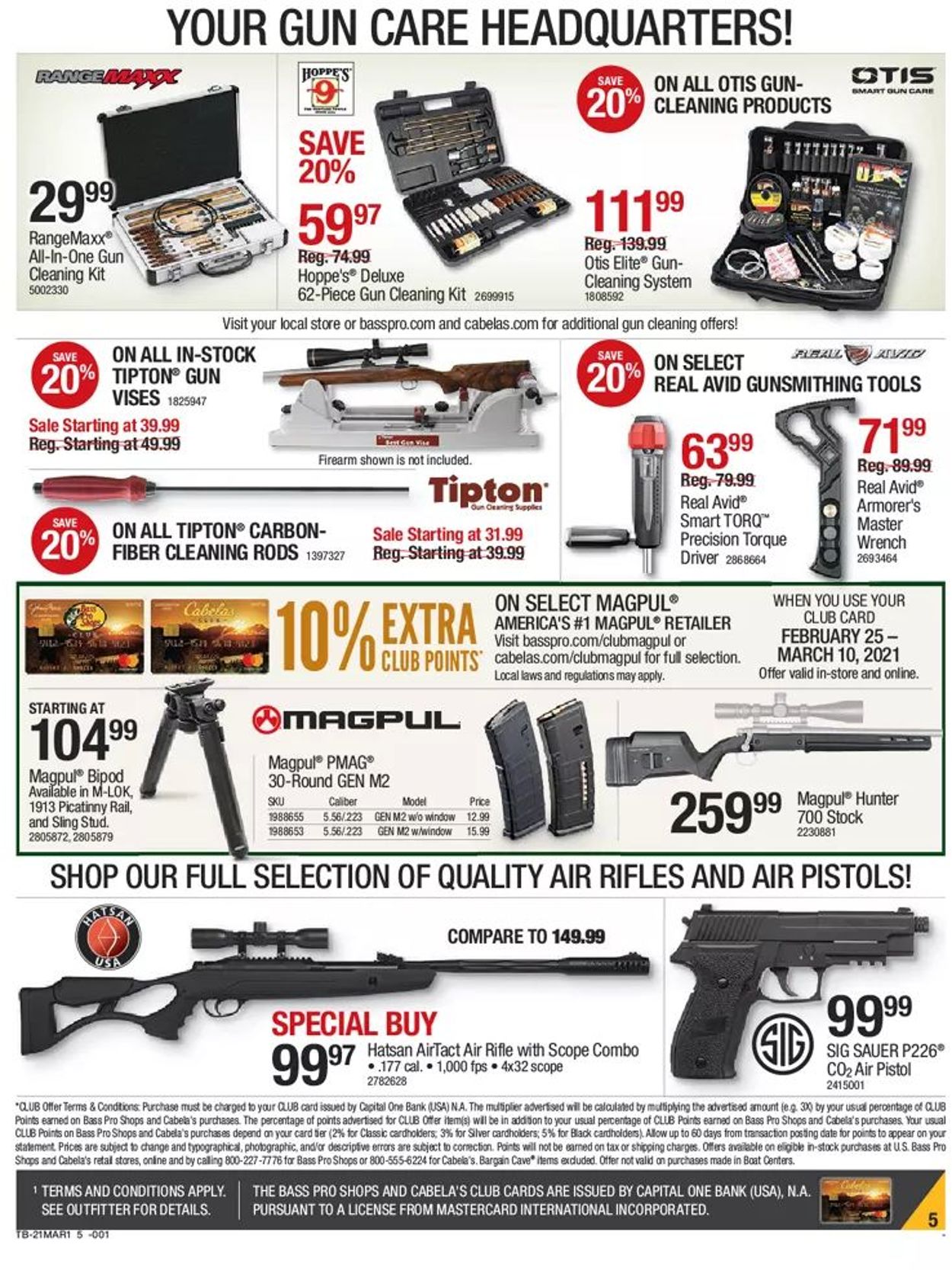 Bass Pro Great Outdoors Sale 2021 Weekly Ad Circular - valid 02/25-03/10/2021 (Page 5)