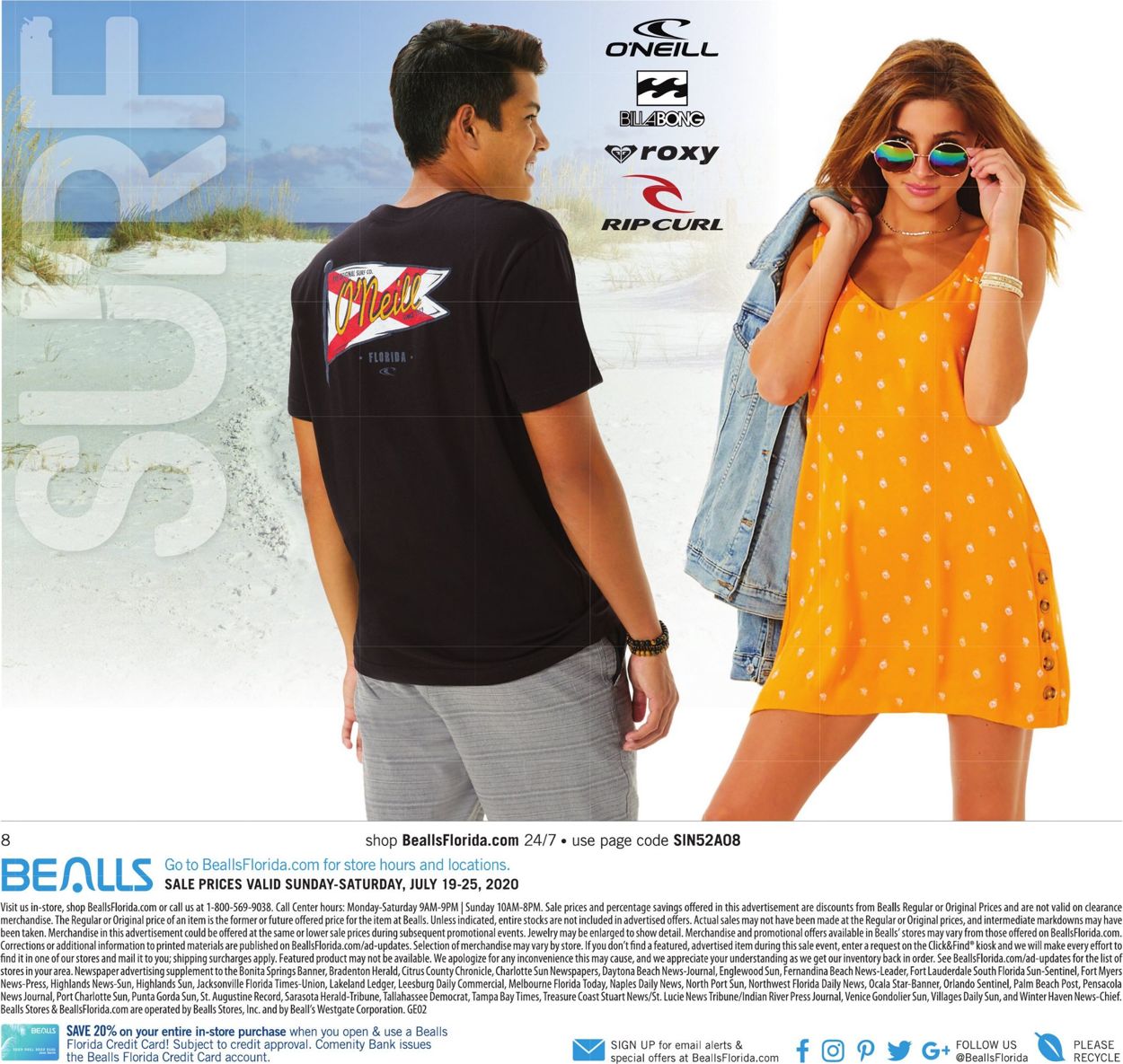 Bealls Florida Weekly Ad Circular - valid 07/19-07/25/2020 (Page 8)