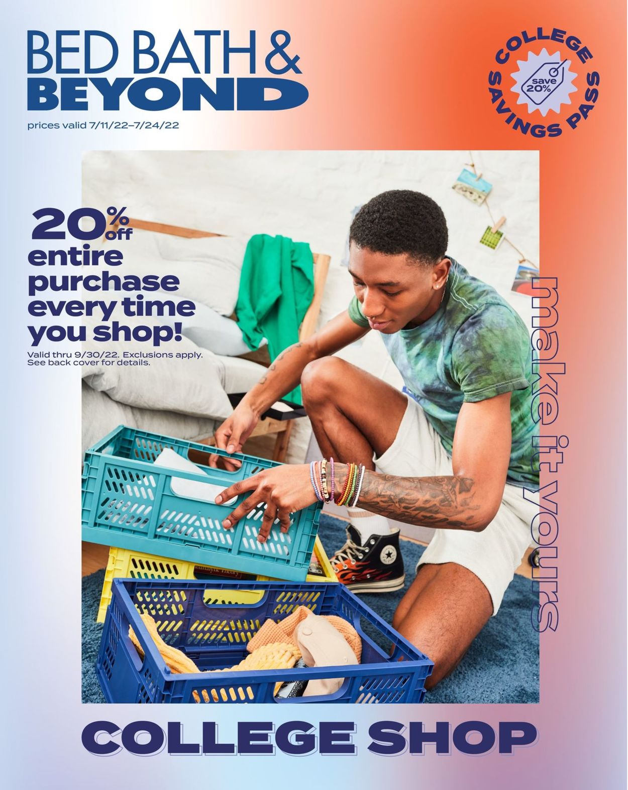 Bed Bath and Beyond Weekly Ad Circular - valid 07/11-07/24/2022