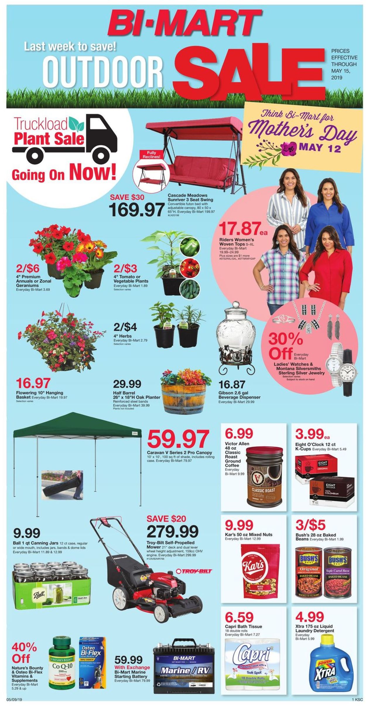 Bi-Mart Weekly Ad Circular - valid 05/09-05/15/2019