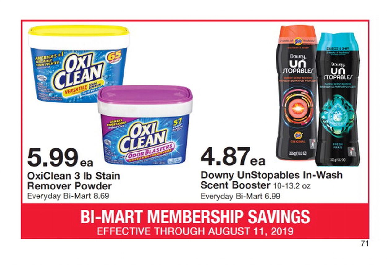 Bi-Mart Weekly Ad Circular - valid 08/01-08/11/2019 (Page 76)