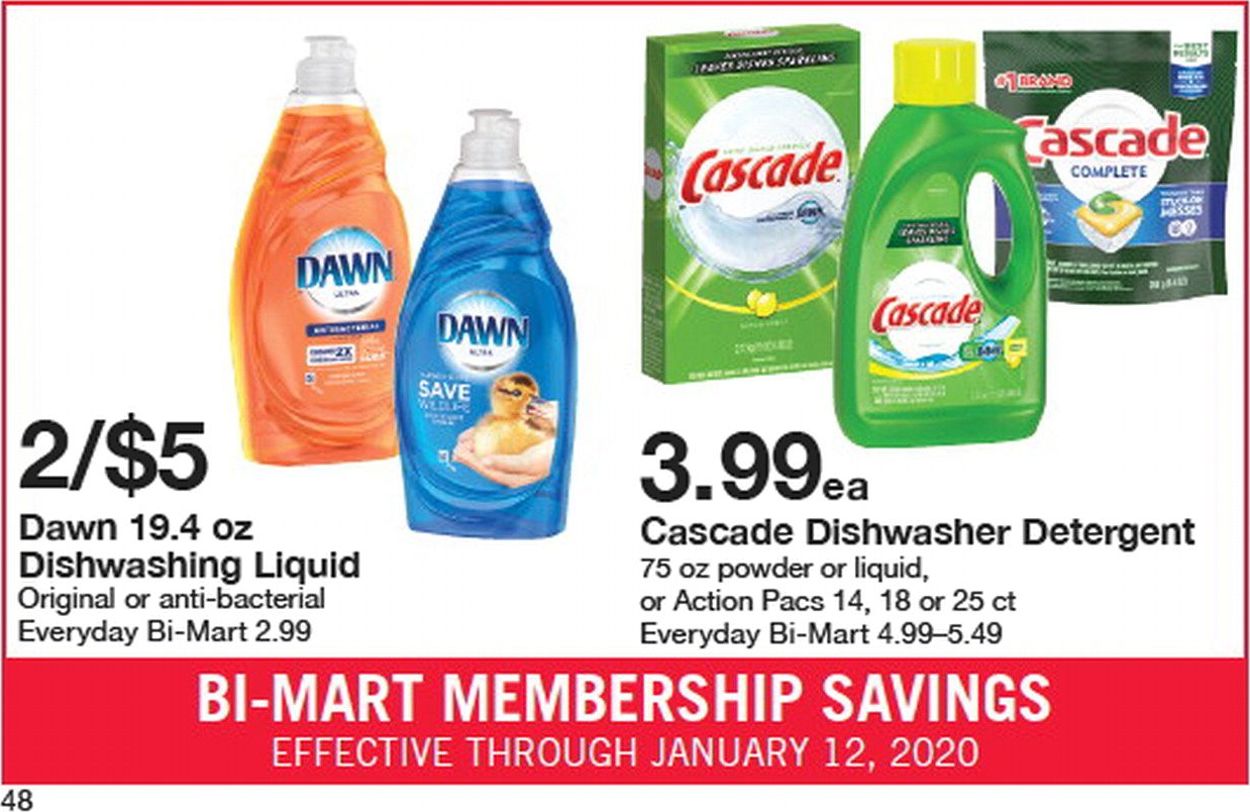 Bi-Mart Weekly Ad Circular - valid 01/01-01/12/2020 (Page 50)