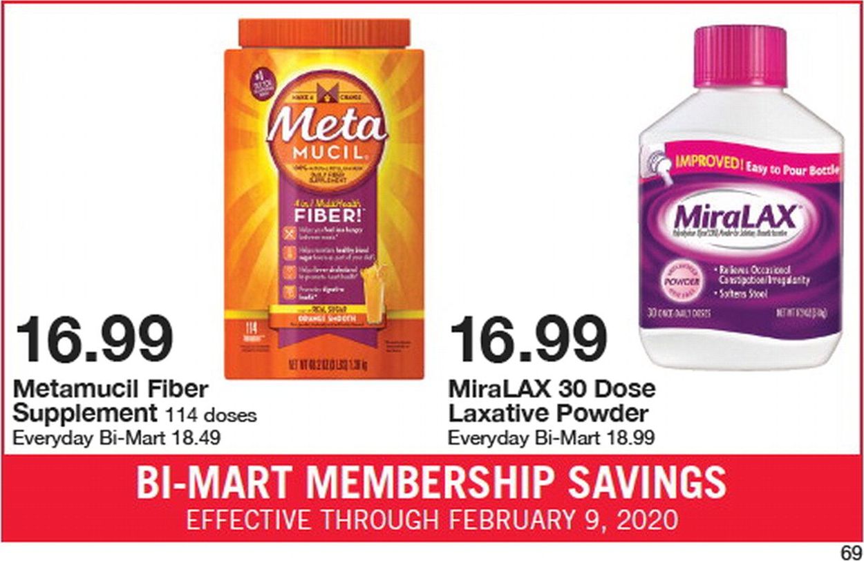 Bi-Mart Weekly Ad Circular - valid 01/29-02/09/2020 (Page 71)