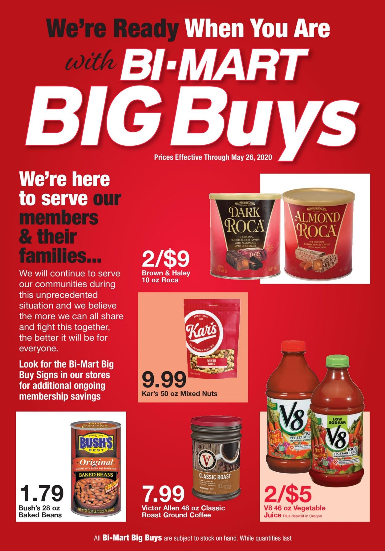 Bi-Mart Weekly Ad Circular - valid 05/13-05/26/2020