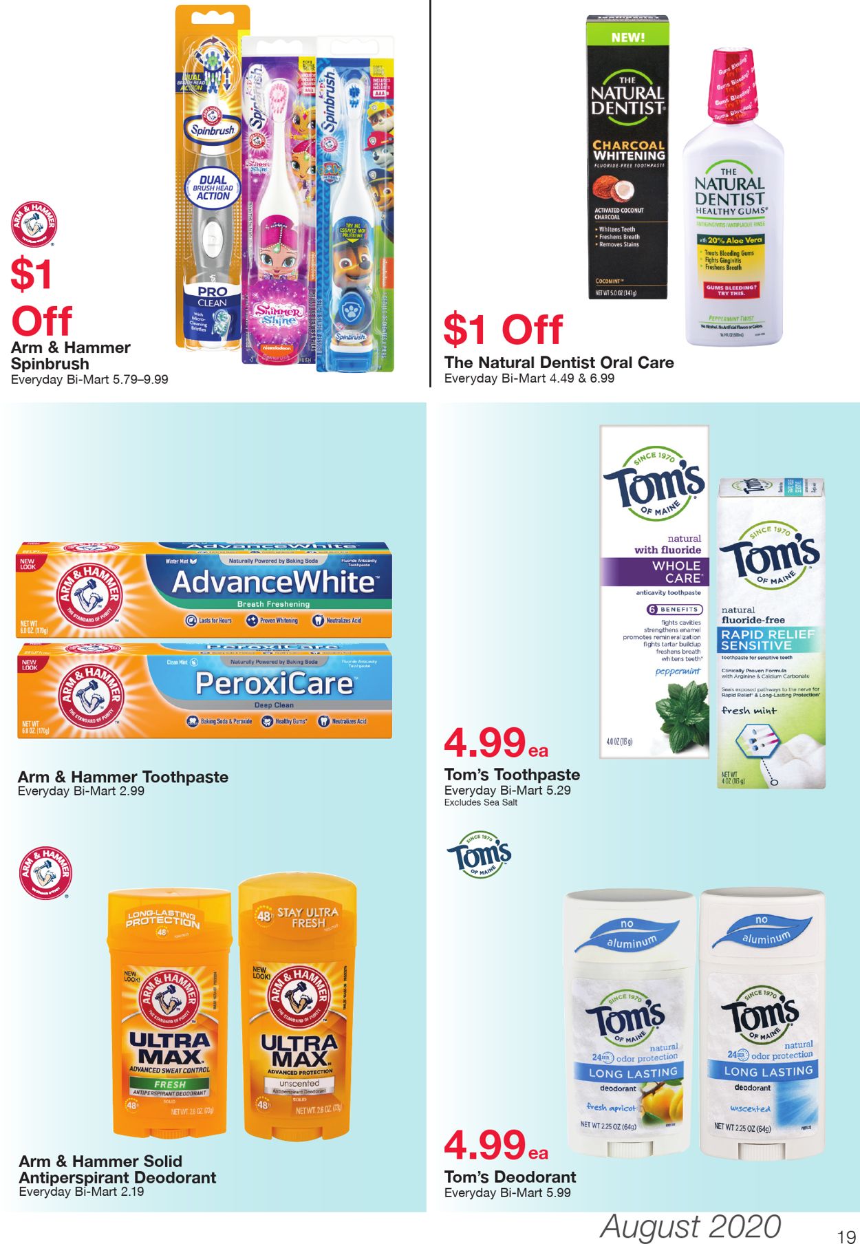 Bi-Mart Weekly Ad Circular - valid 08/01-08/31/2020 (Page 19)