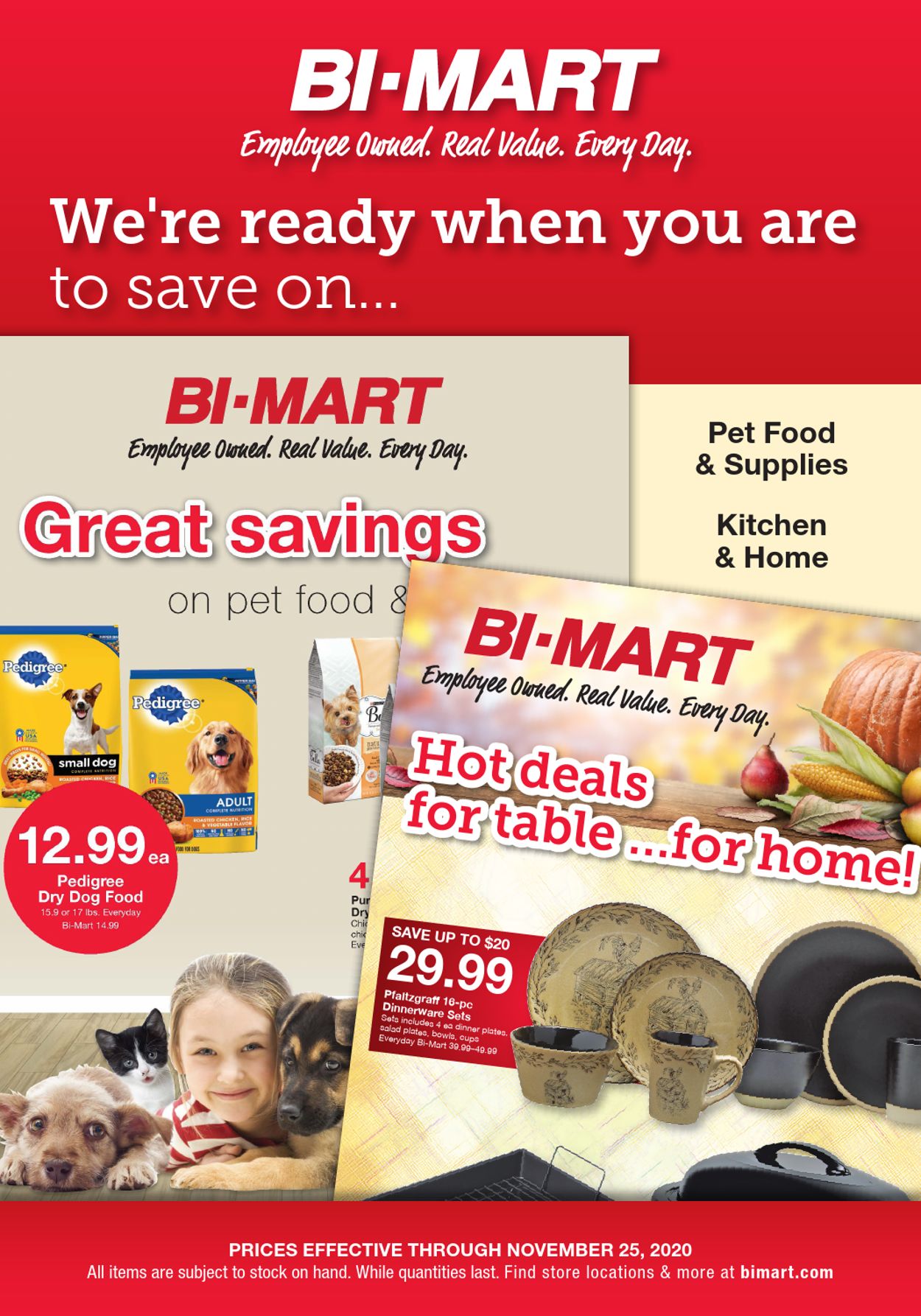 Bi-Mart Weekly Ad Circular - valid 11/11-11/25/2020