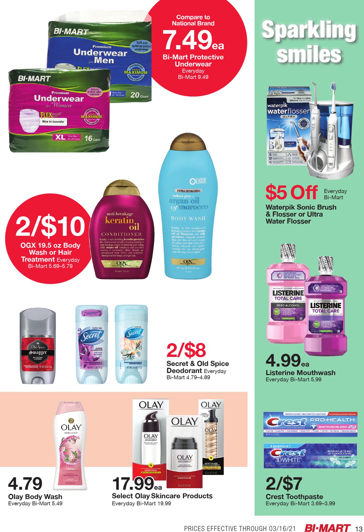 Bi-Mart Weekly Ad Circular - valid 03/02-03/16/2021 (Page 13)