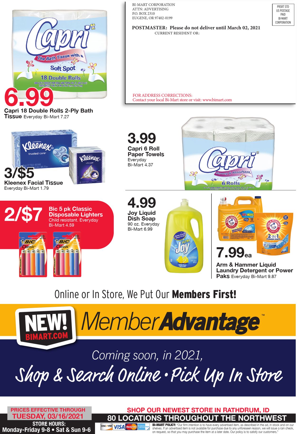 Bi-Mart Weekly Ad Circular - valid 03/02-03/16/2021 (Page 16)