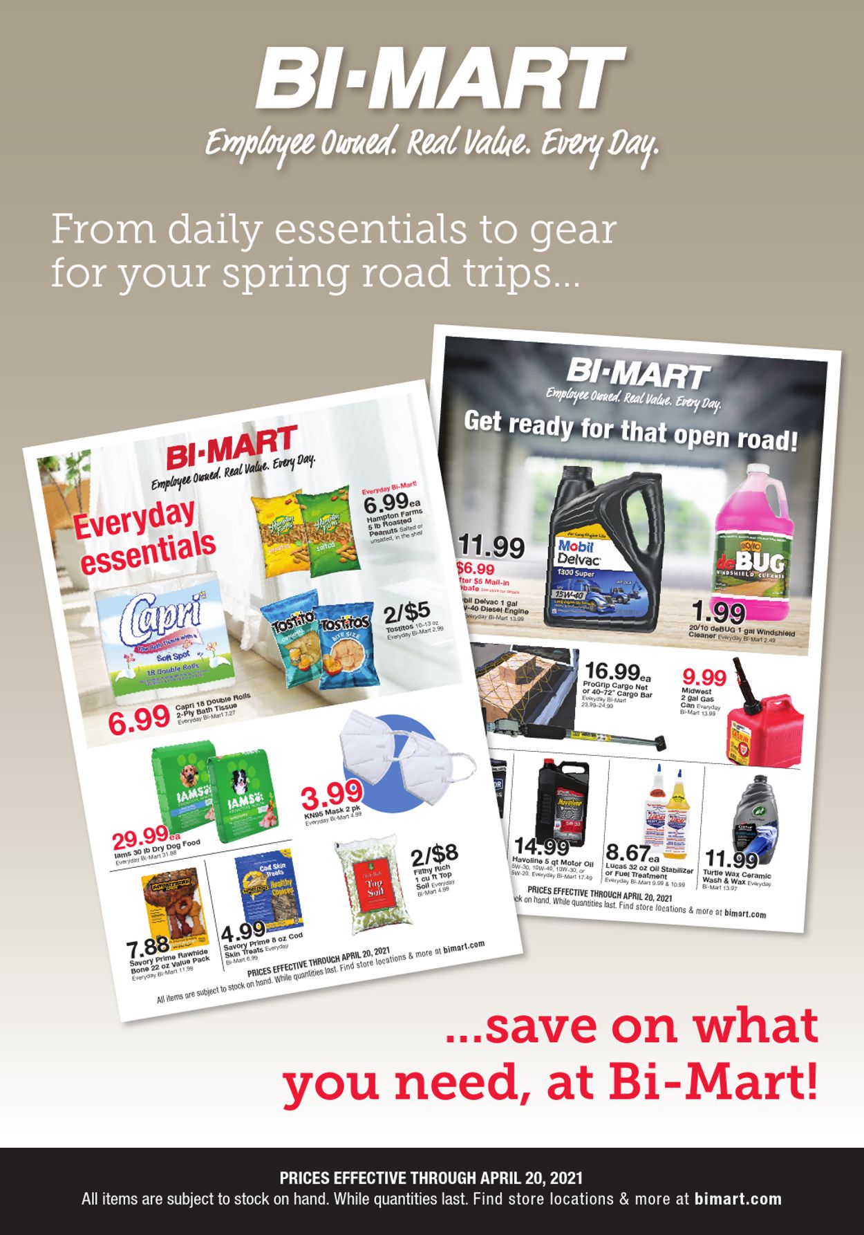 Bi-Mart Weekly Ad Circular - valid 04/06-04/20/2021