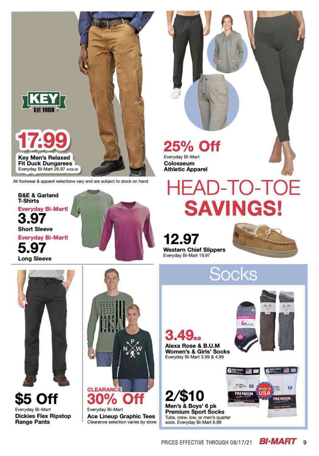 Bi-Mart Weekly Ad Circular - valid 08/03-08/17/2021 (Page 9)