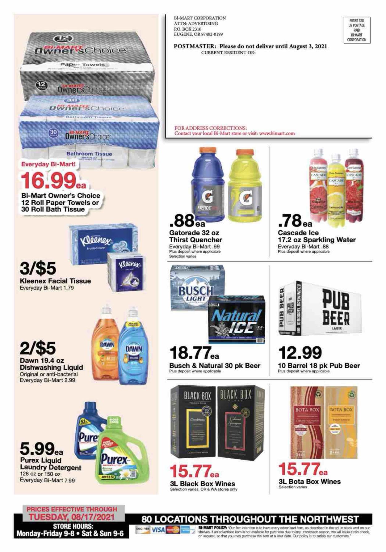 Bi-Mart Weekly Ad Circular - valid 08/03-08/17/2021 (Page 16)
