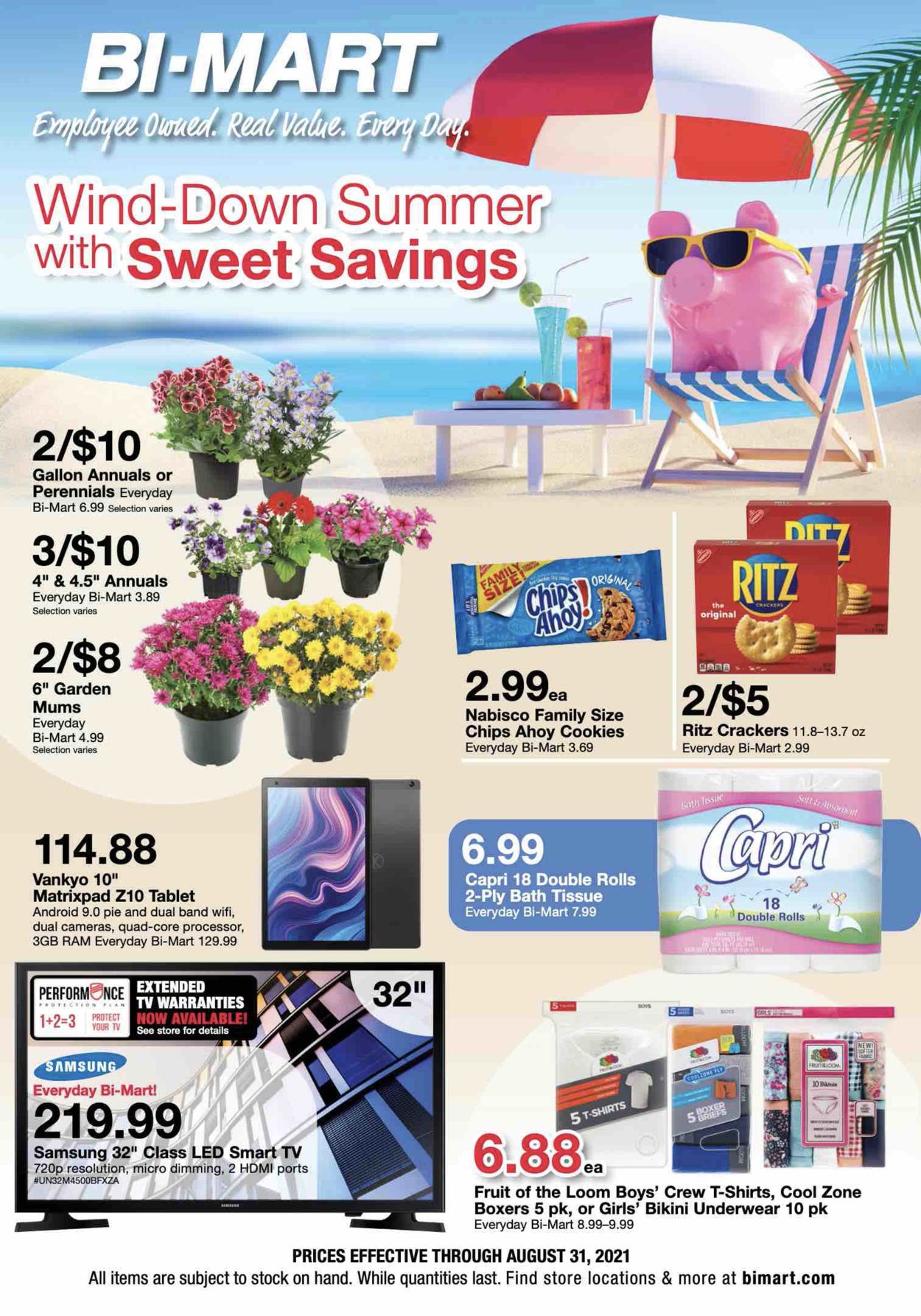 Bi-Mart Weekly Ad Circular - valid 08/18-08/31/2021