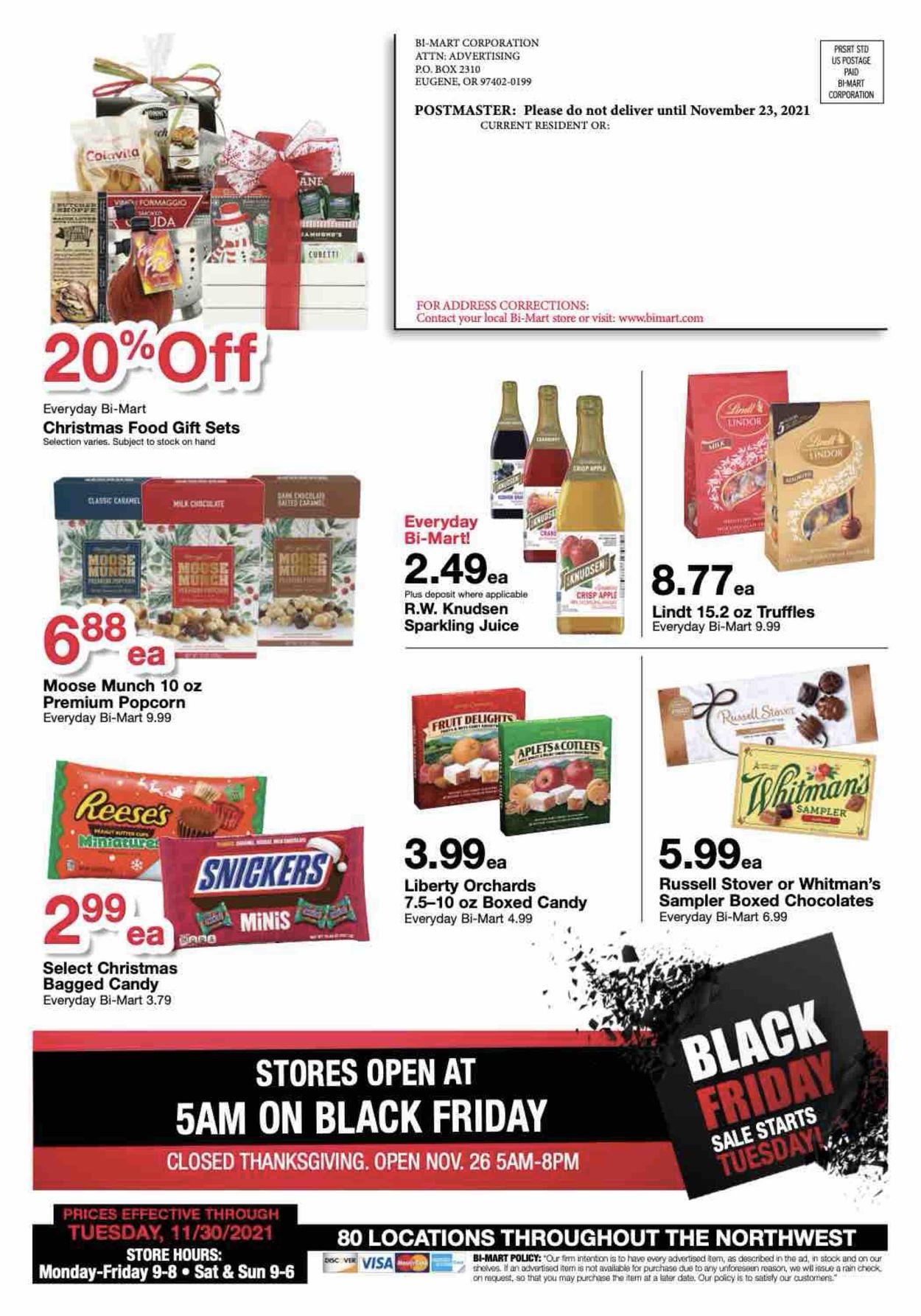 Bi-Mart BLACK FRIDAY WEEK 2021 Weekly Ad Circular - valid 11/23-11/30/2021 (Page 16)