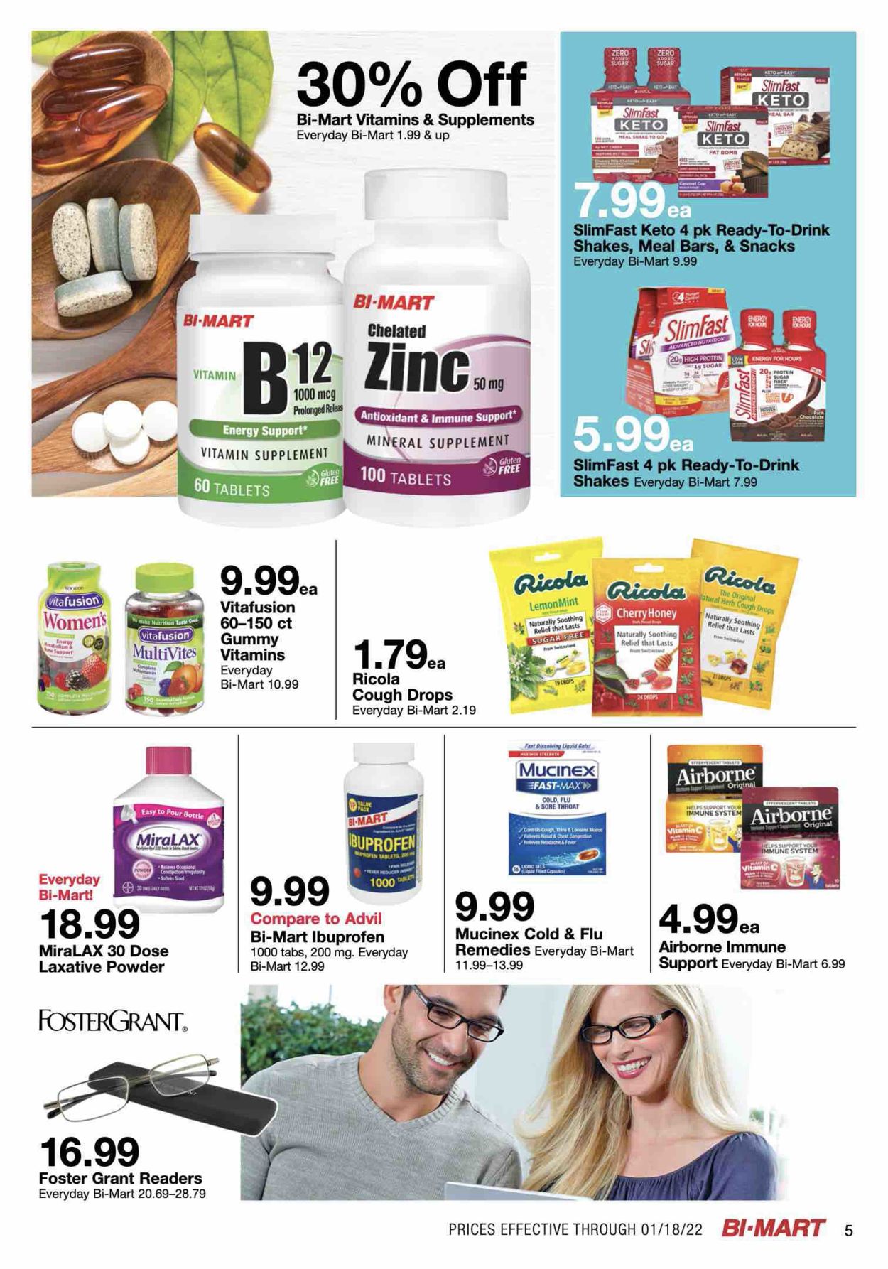 Bi-Mart Weekly Ad Circular - valid 01/04-01/18/2022 (Page 5)