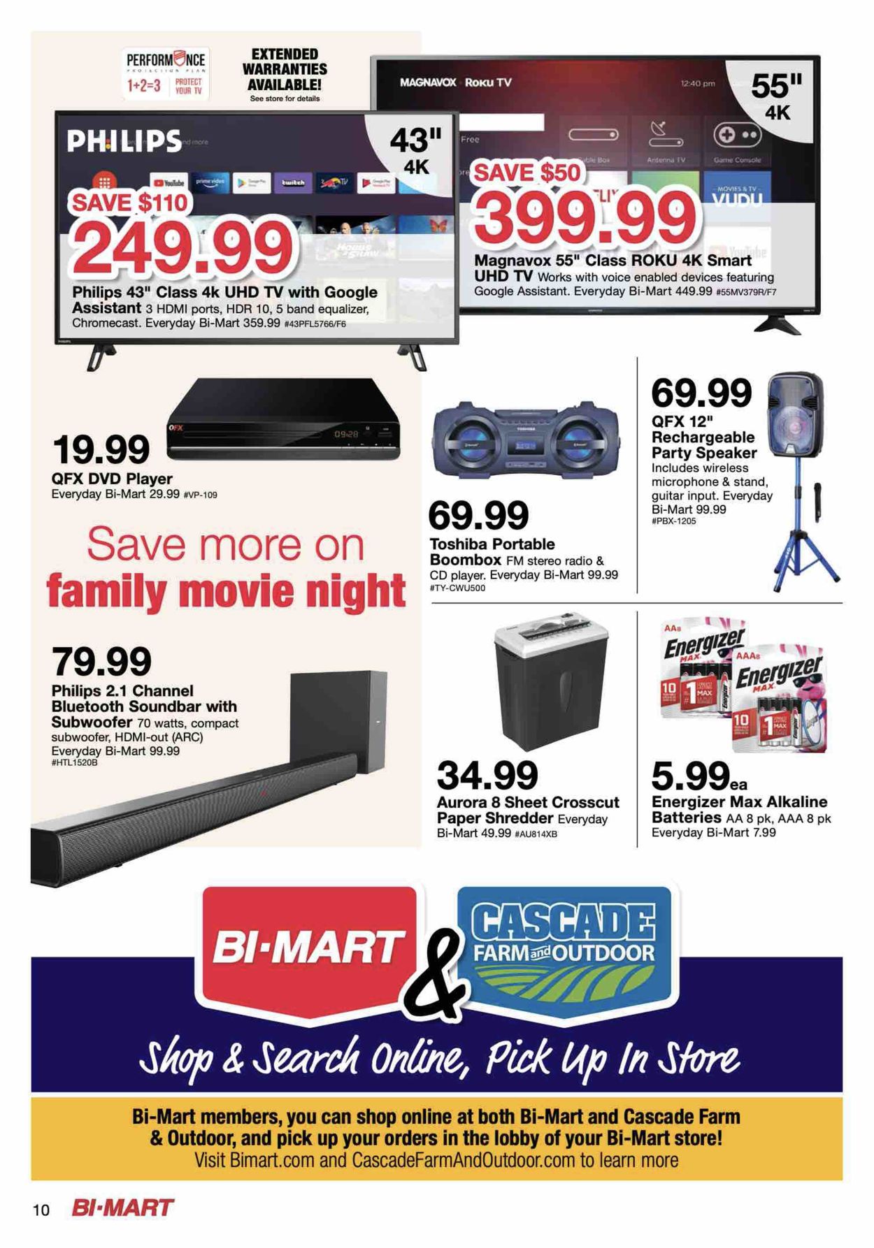 Bi-Mart Weekly Ad Circular - valid 01/04-01/18/2022 (Page 10)