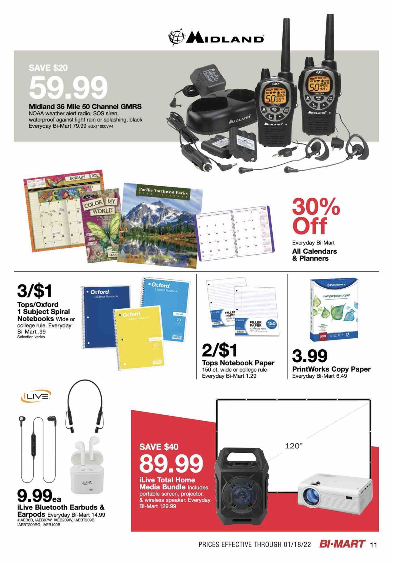 Bi-Mart Weekly Ad Circular - valid 01/04-01/18/2022 (Page 11)