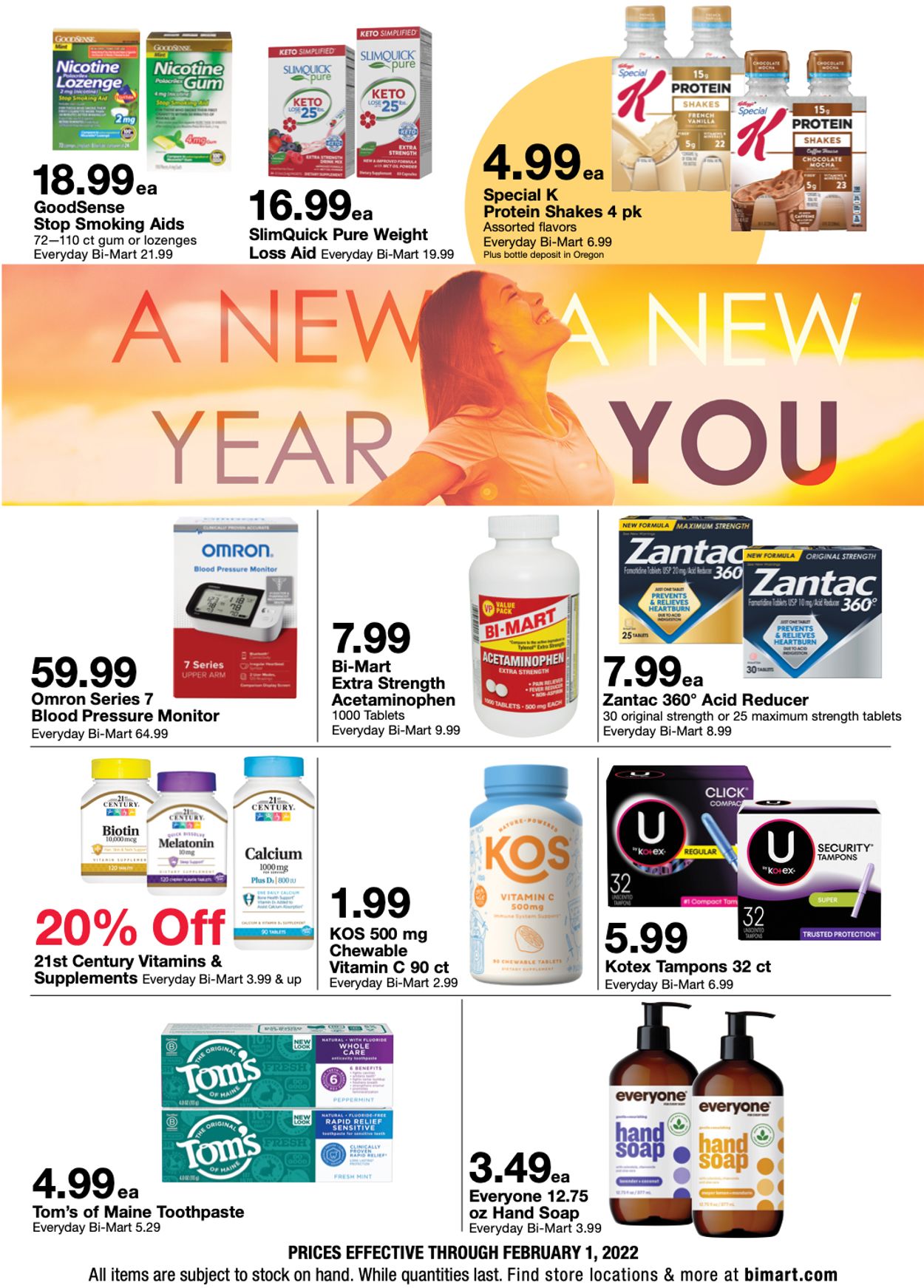 Bi-Mart Weekly Ad Circular - valid 01/19-02/01/2022 (Page 7)