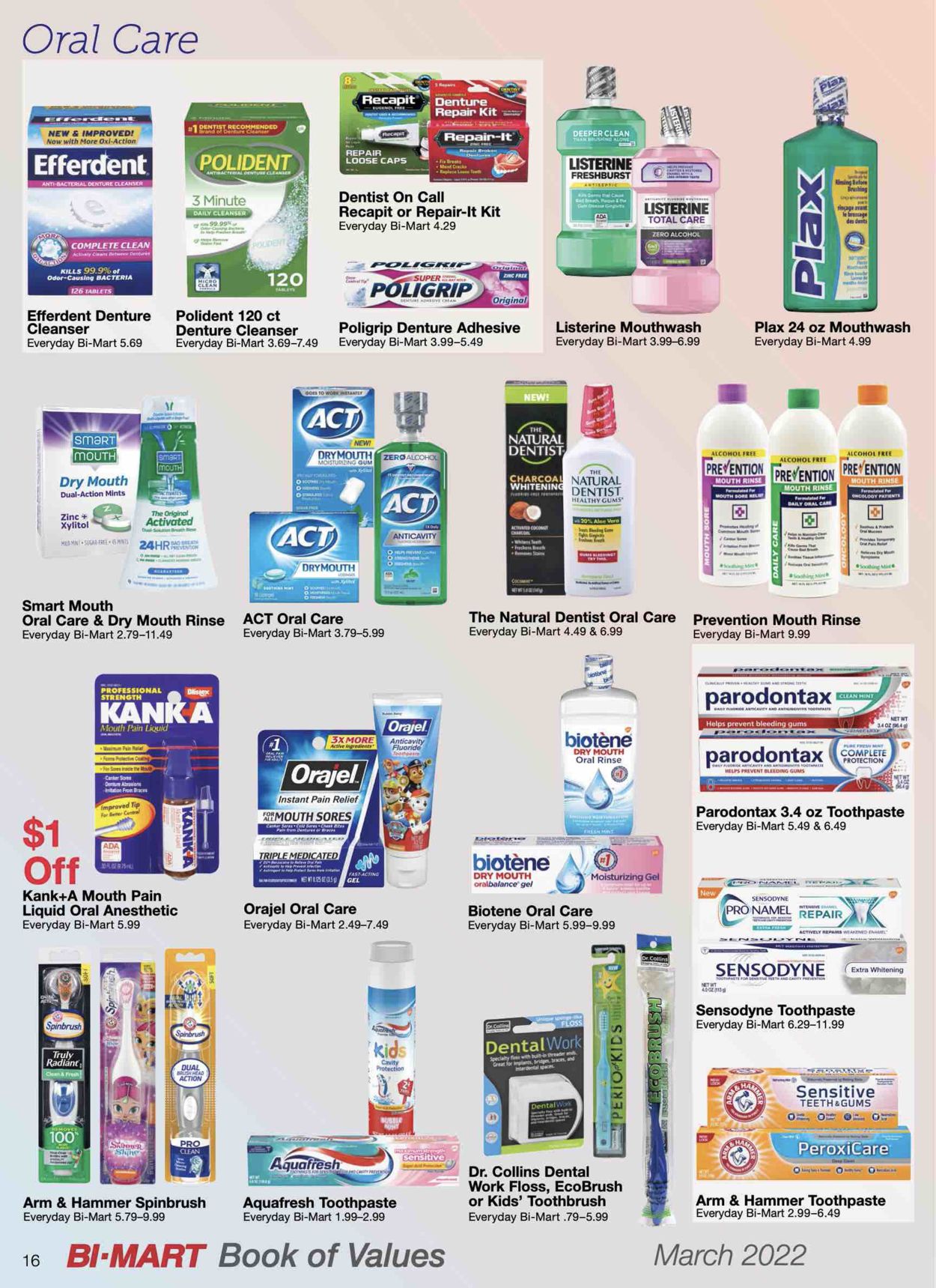 Bi-Mart Weekly Ad Circular - valid 03/01-03/31/2022 (Page 16)