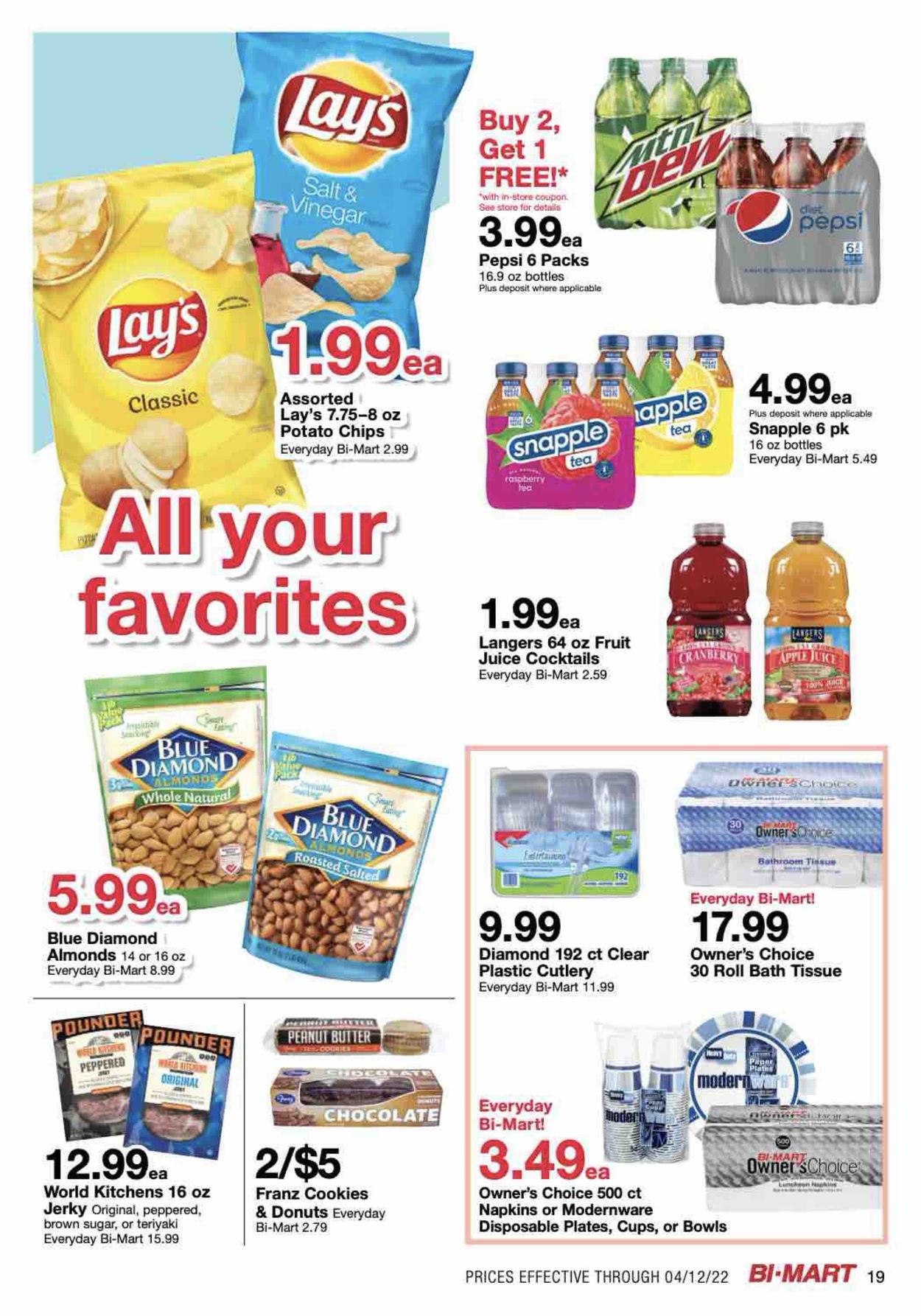 Bi-Mart EASTER 2022 Weekly Ad Circular - valid 03/29-04/12/2022 (Page 19)