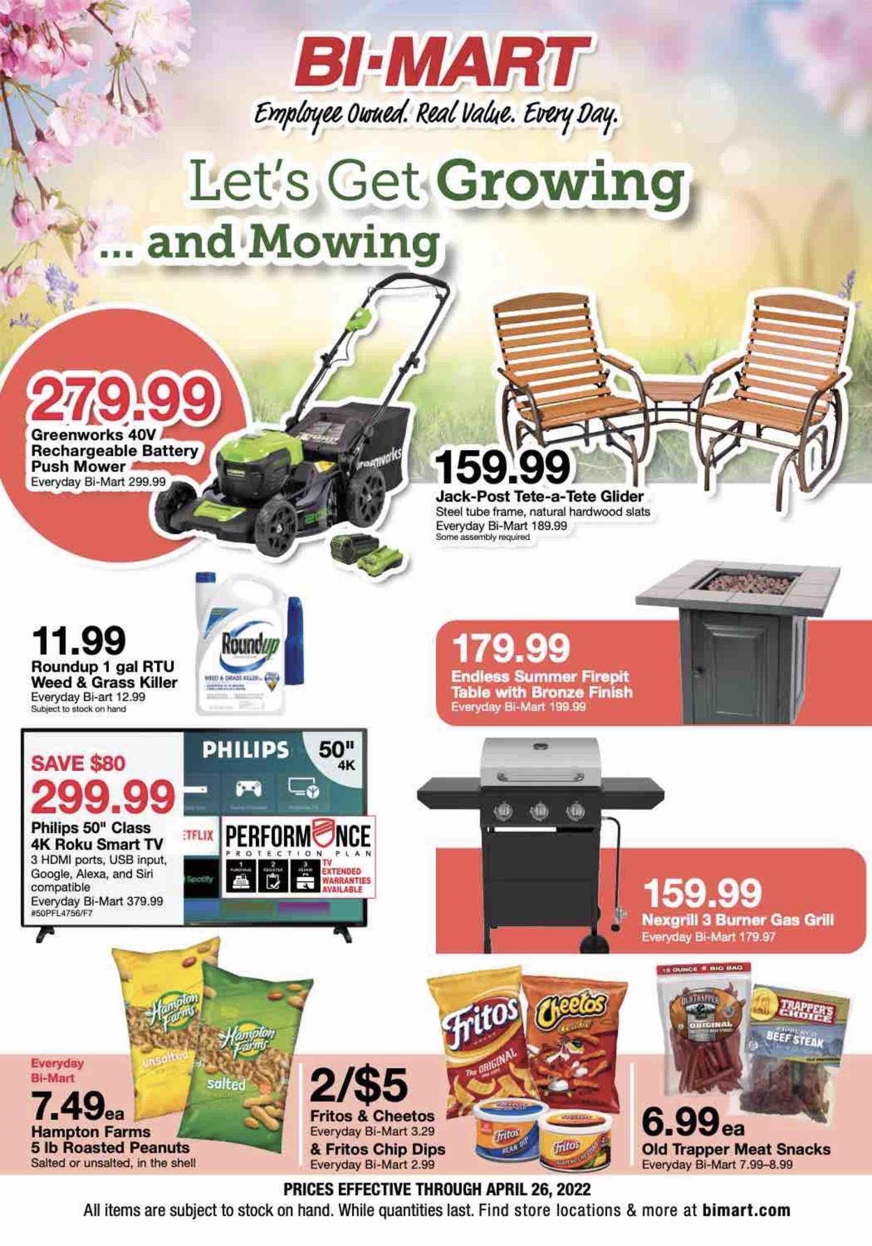 Bi-Mart Weekly Ad Circular - valid 04/13-04/26/2022