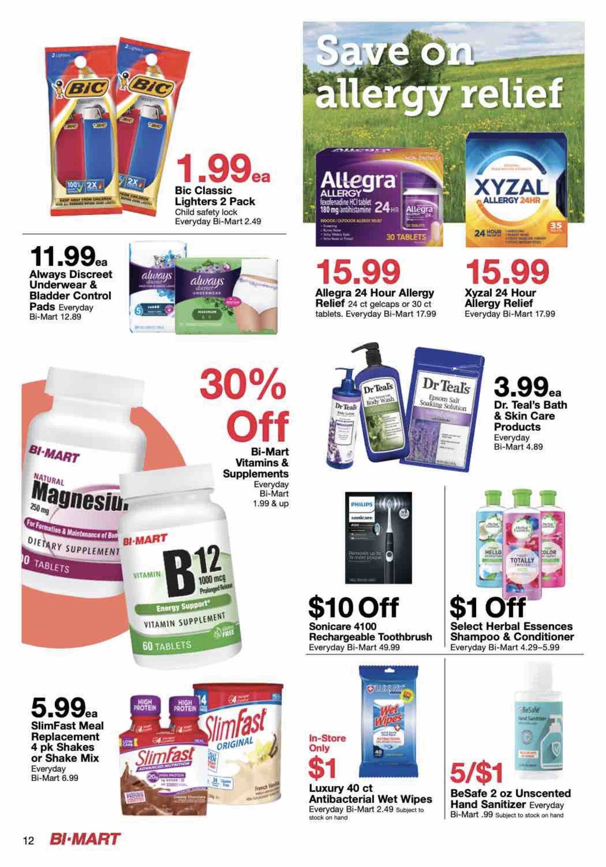 Bi-Mart Weekly Ad Circular - valid 04/26-05/10/2022 (Page 12)