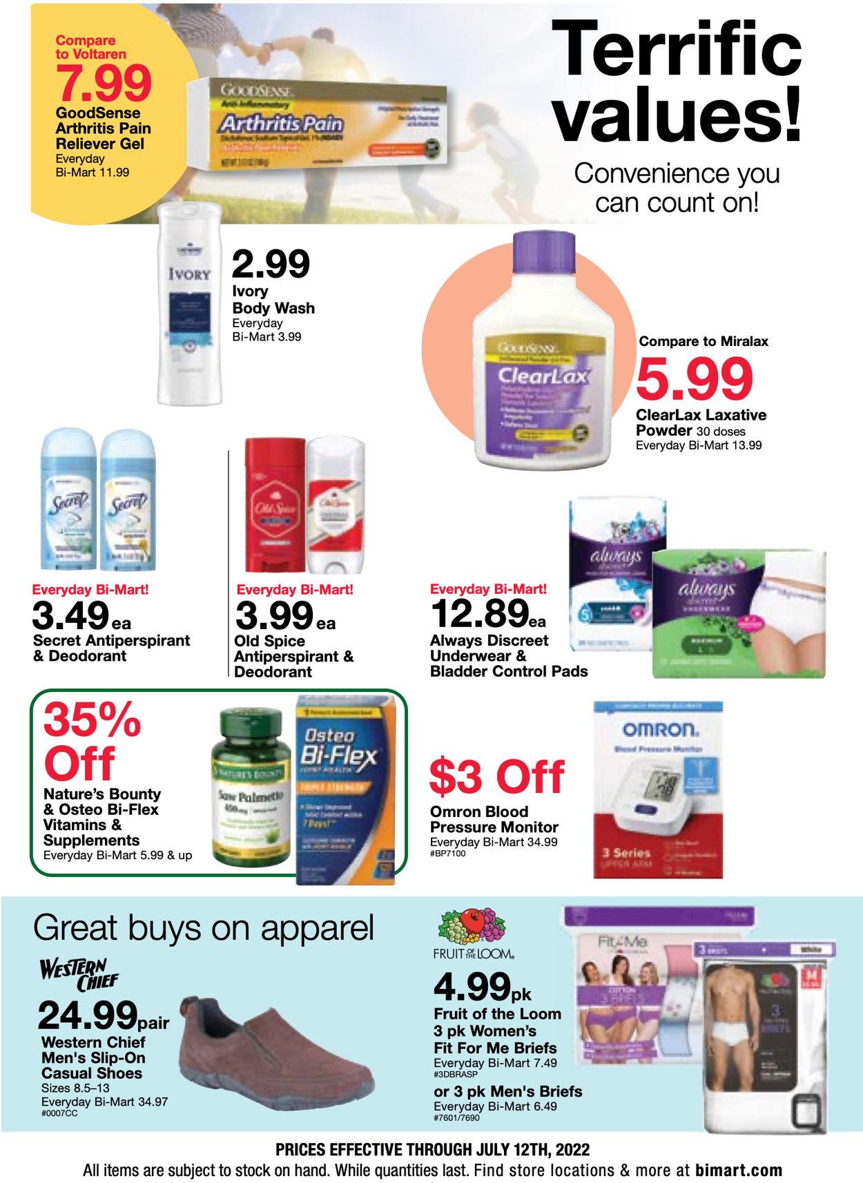 Bi-Mart Weekly Ad Circular - valid 07/06-07/12/2022 (Page 13)