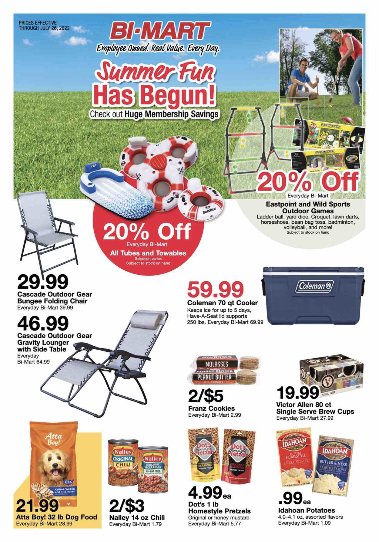 Bi-Mart Weekly Ad Circular - valid 07/12-07/26/2022