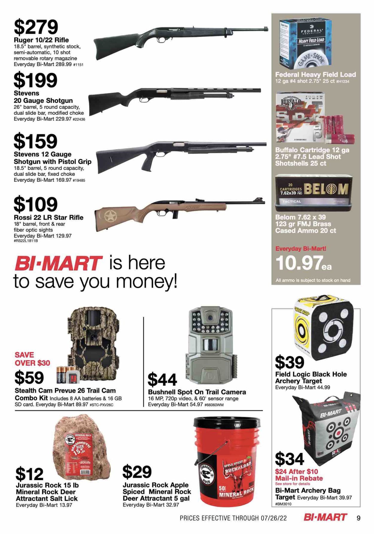 Bi-Mart Weekly Ad Circular - valid 07/12-07/26/2022 (Page 9)