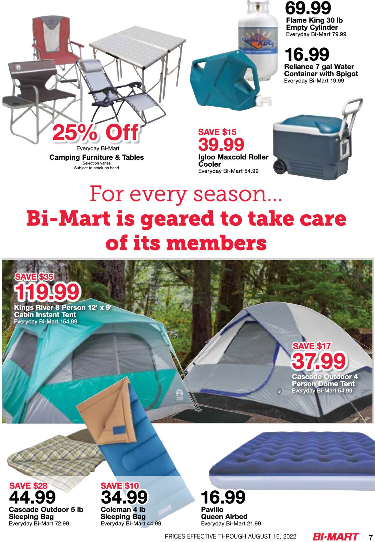 Bi-Mart Weekly Ad Circular - valid 08/02-08/16/2022 (Page 7)