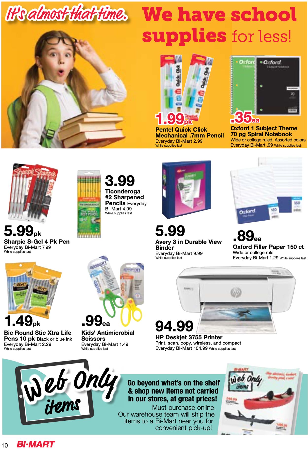Bi-Mart Weekly Ad Circular - valid 08/02-08/16/2022 (Page 10)