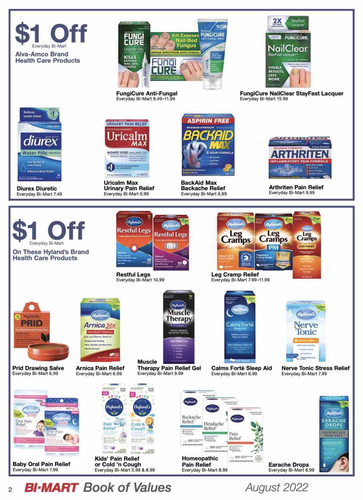 Bi-Mart Weekly Ad Circular - valid 08/01-08/31/2022 (Page 2)