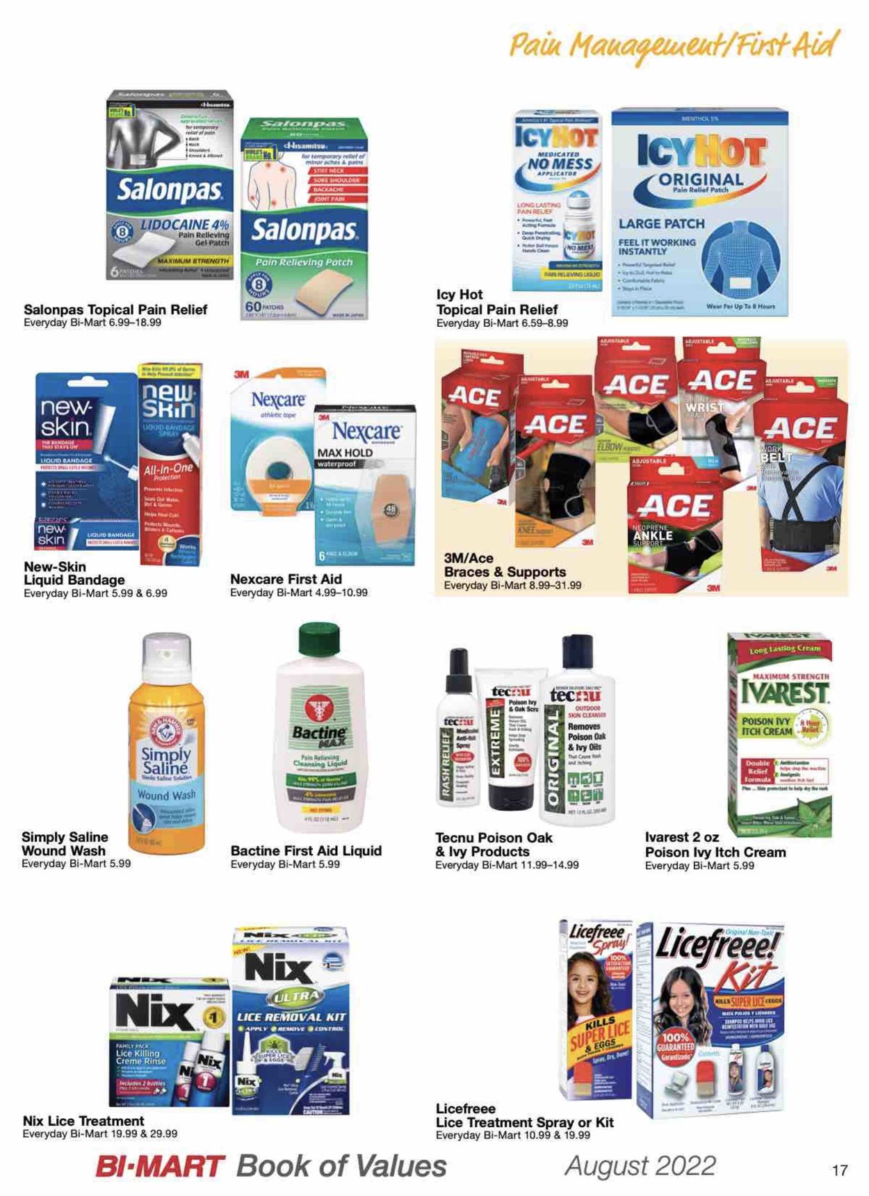Bi-Mart Weekly Ad Circular - valid 08/01-08/31/2022 (Page 17)