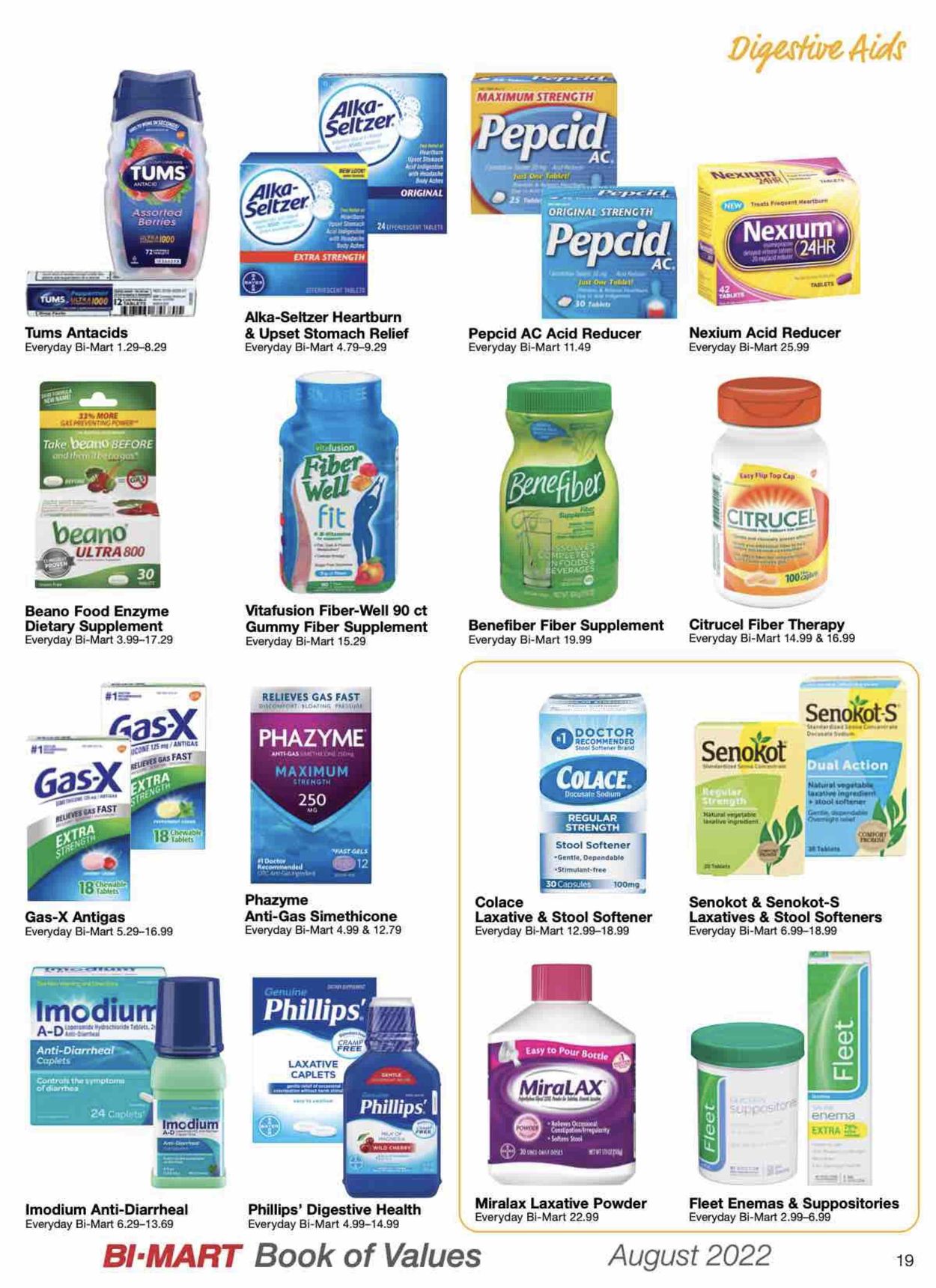 Bi-Mart Weekly Ad Circular - valid 08/01-08/31/2022 (Page 19)