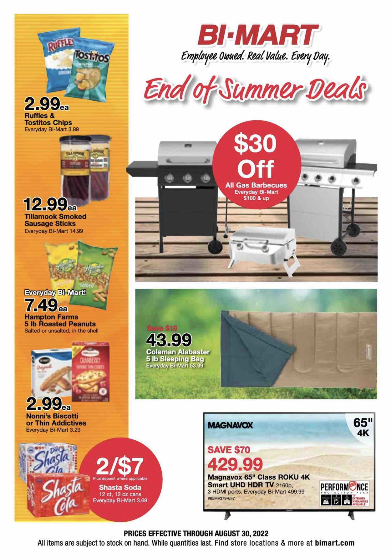 Bi-Mart Weekly Ad Circular - valid 08/17-08/30/2022